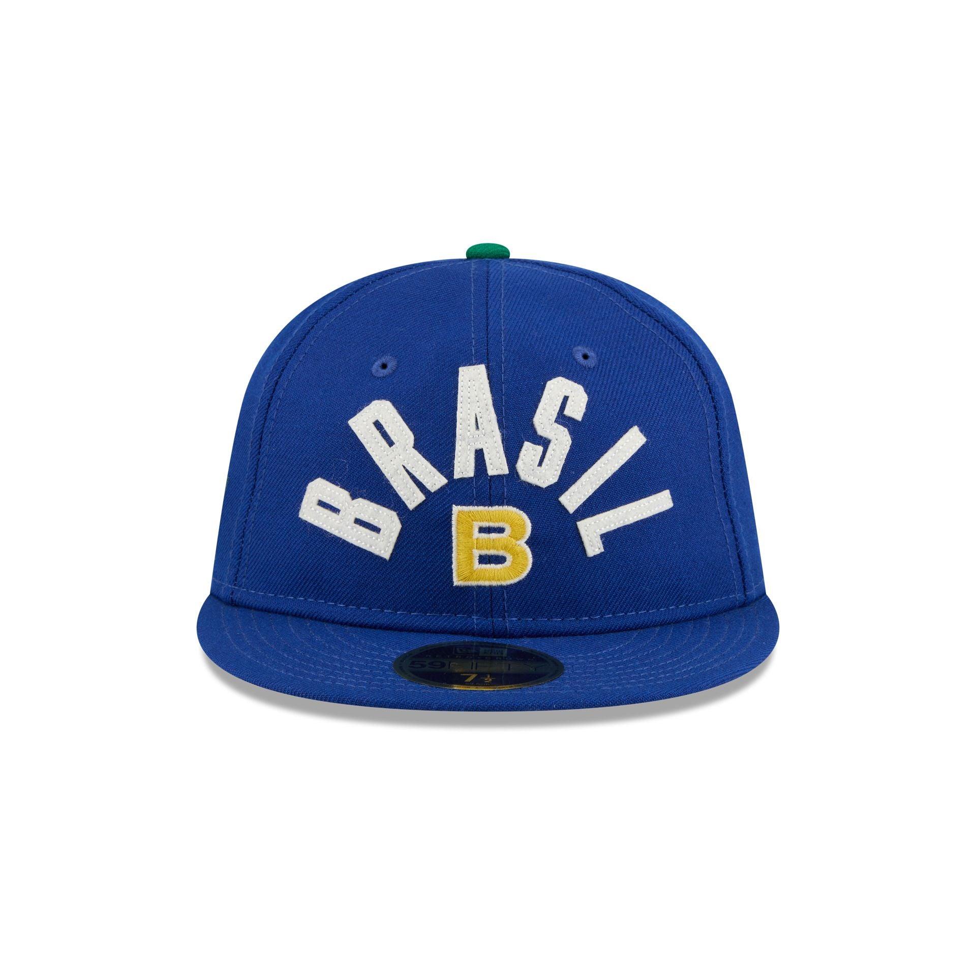 Brazil Classic Script Retro Crown 59FIFTY Fitted Hat Male Product Image