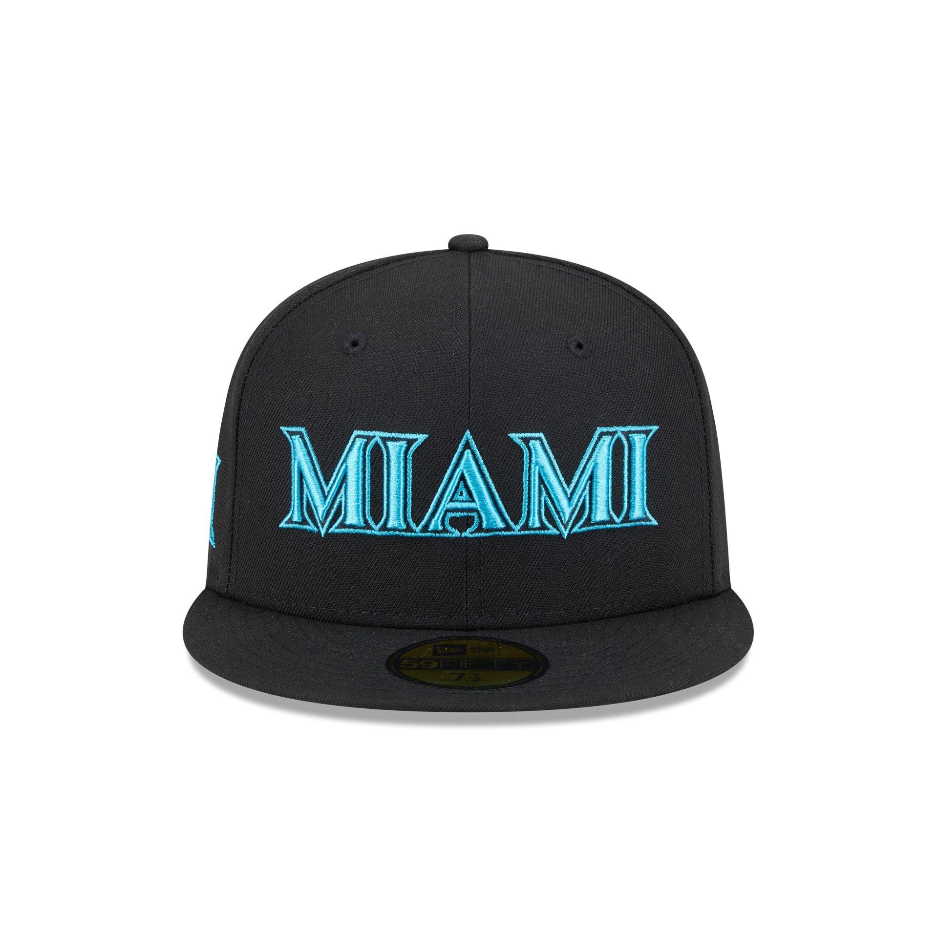 Miami Marlins City Connect Fan Pack Alt 59FIFTY Fitted Hat Male Product Image