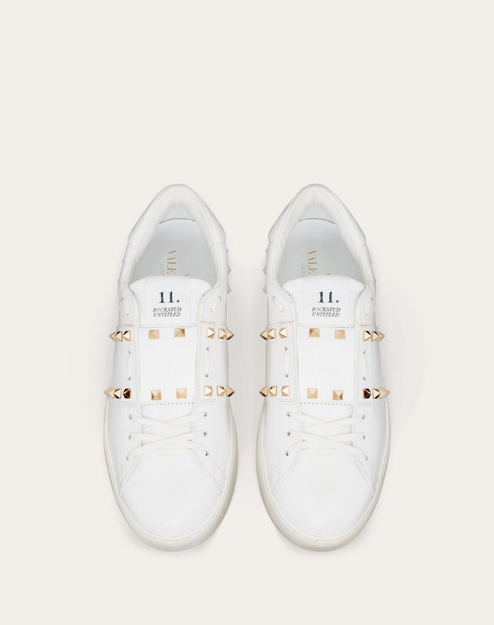 CALFSKIN ROCKSTUD UNTITLED SNEAKER Product Image