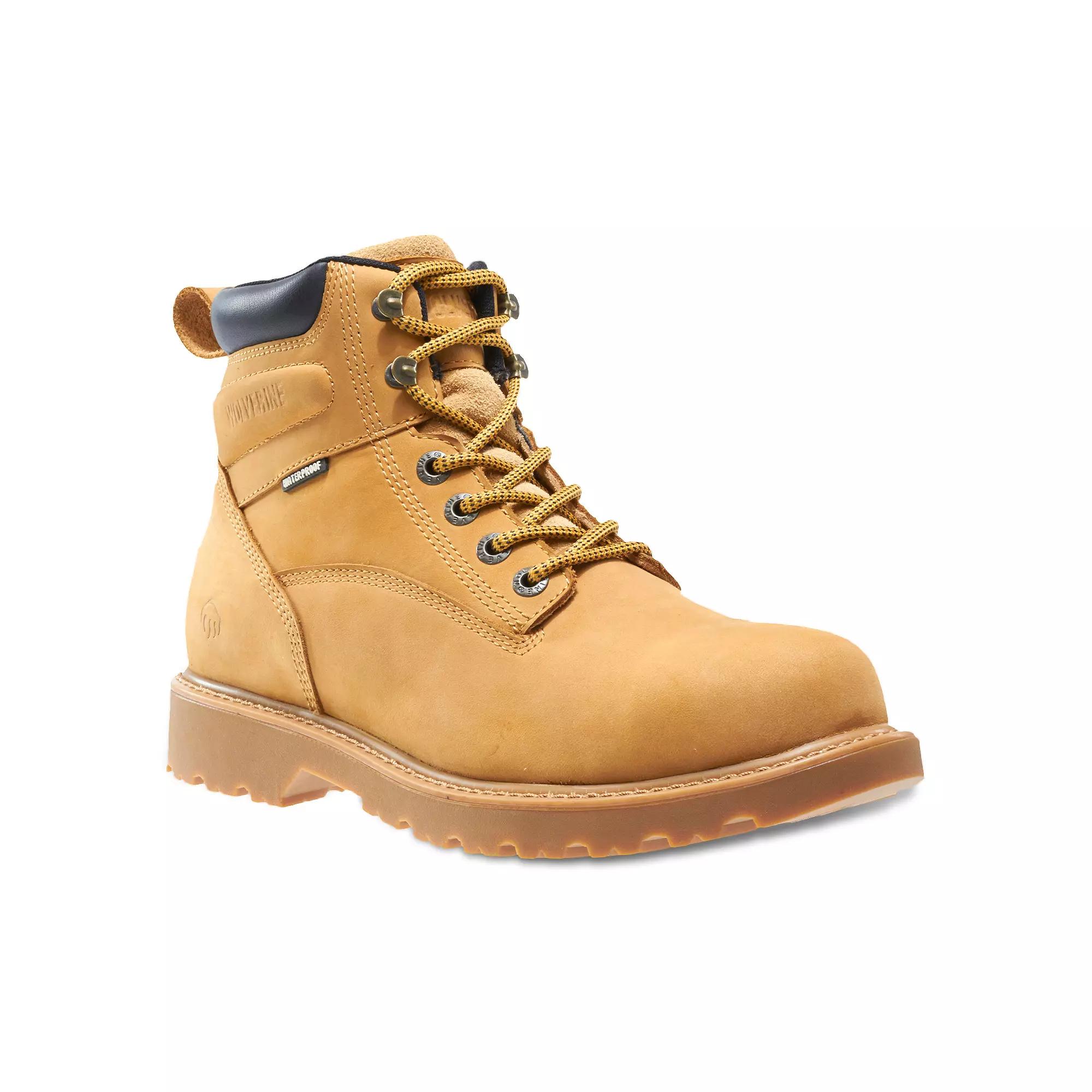 Wolverine Floorhand Men's Steel Toe Waterproof Work Boots, Size: 11, Wheat Product Image