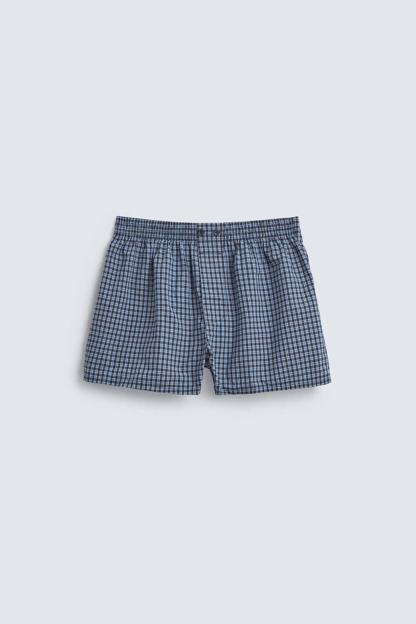 LIMITED EDITION CHECKERED POPLIN BOXERS Product Image