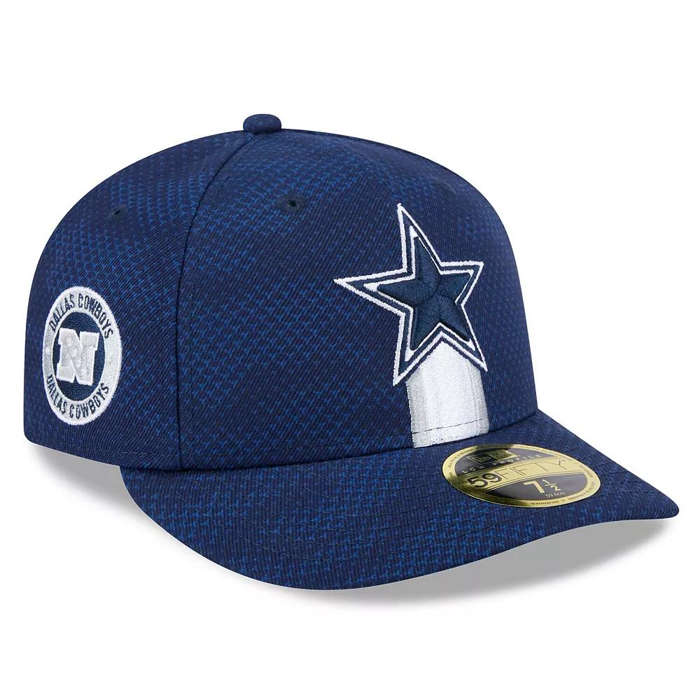 Men's New Era Navy Dallas Cowboys 2024 Sideline Low Profile 59FIFTY Fitted Hat,  Product Image