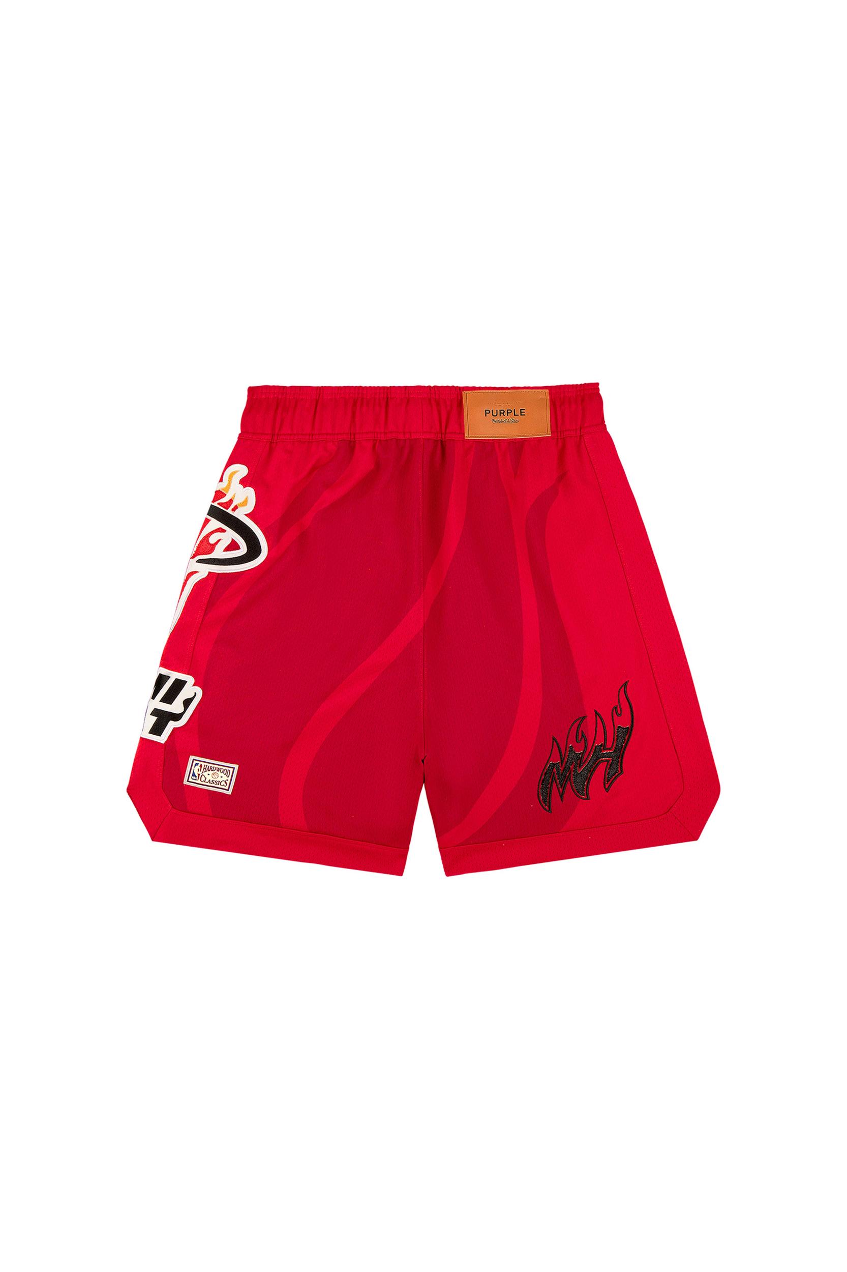 Miami Heat Mesh Shorts Male Product Image