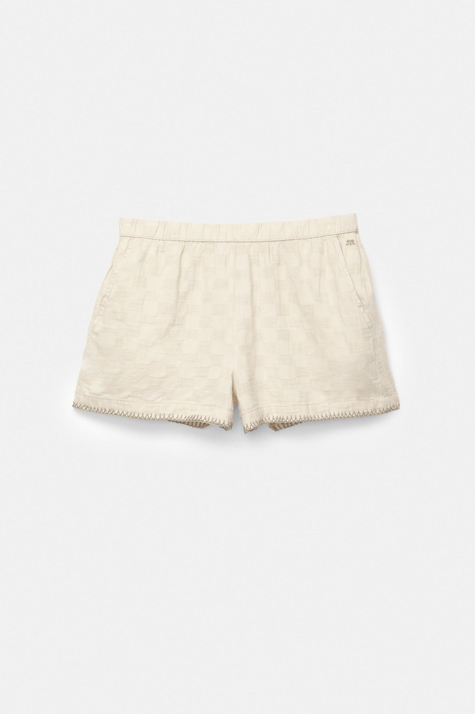 Chequered rustic shorts Product Image