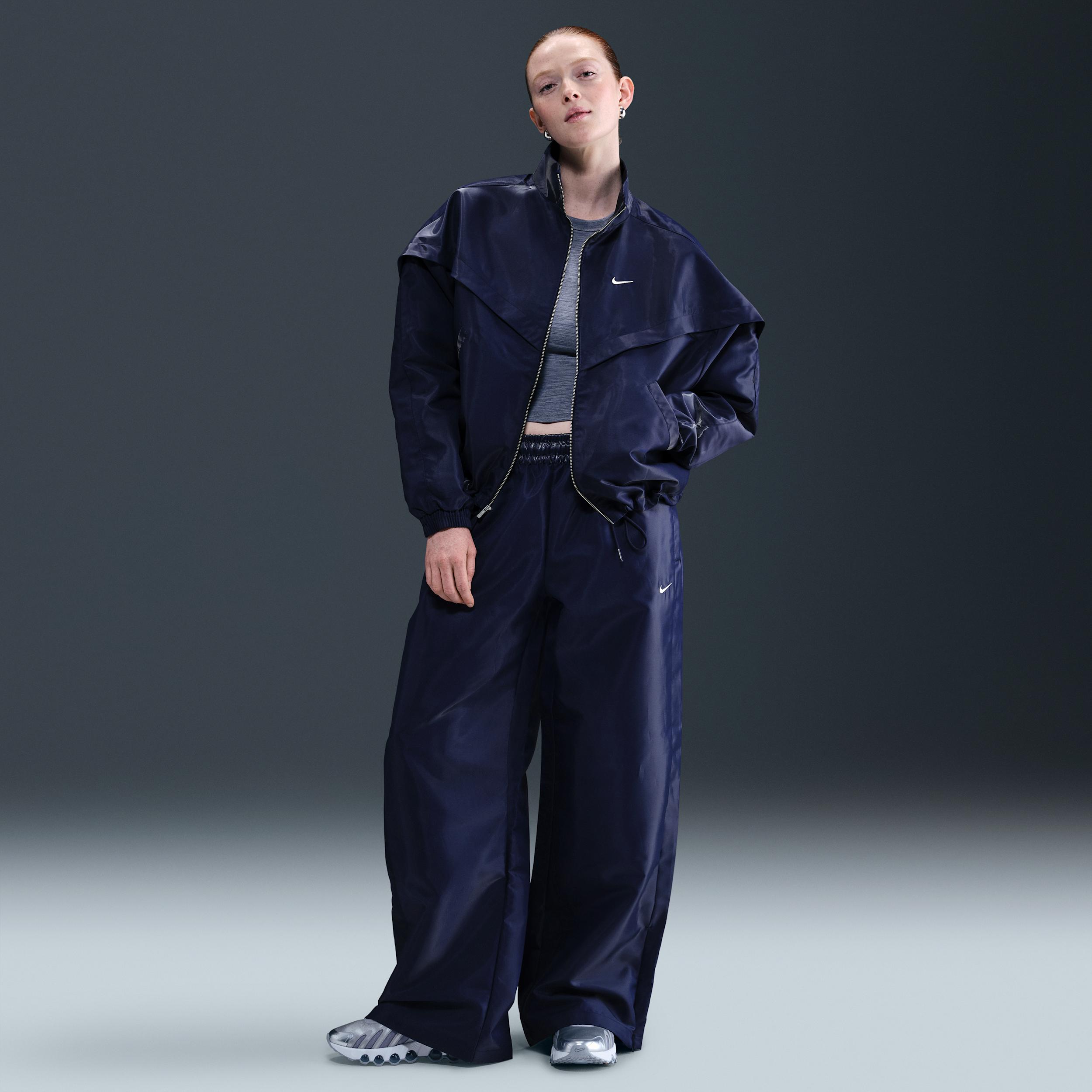 Womens Nike Sportswear Windrunner Shine Jacket | HV2467-410 Product Image