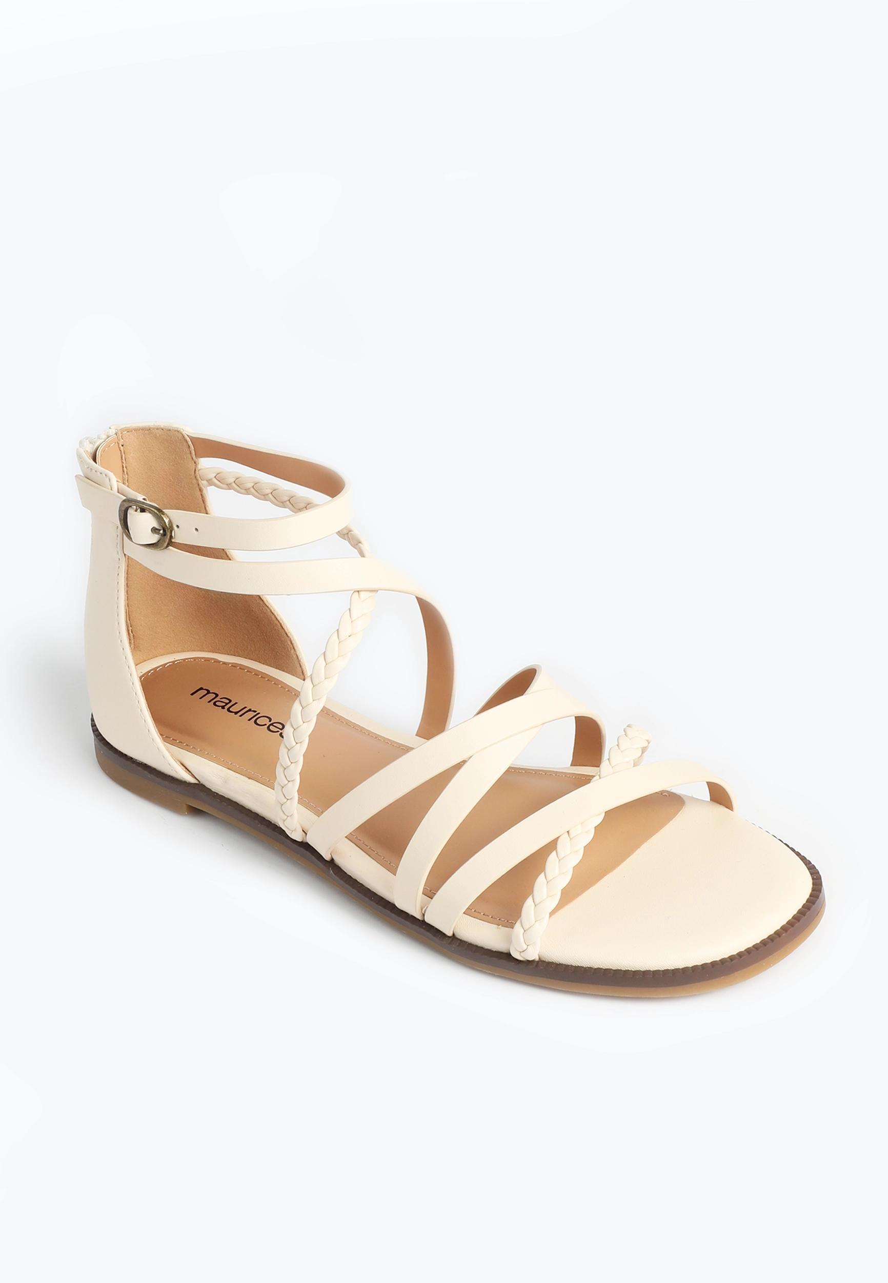 SuperCush Callie Strappy Braided Gladiator Sandal Product Image