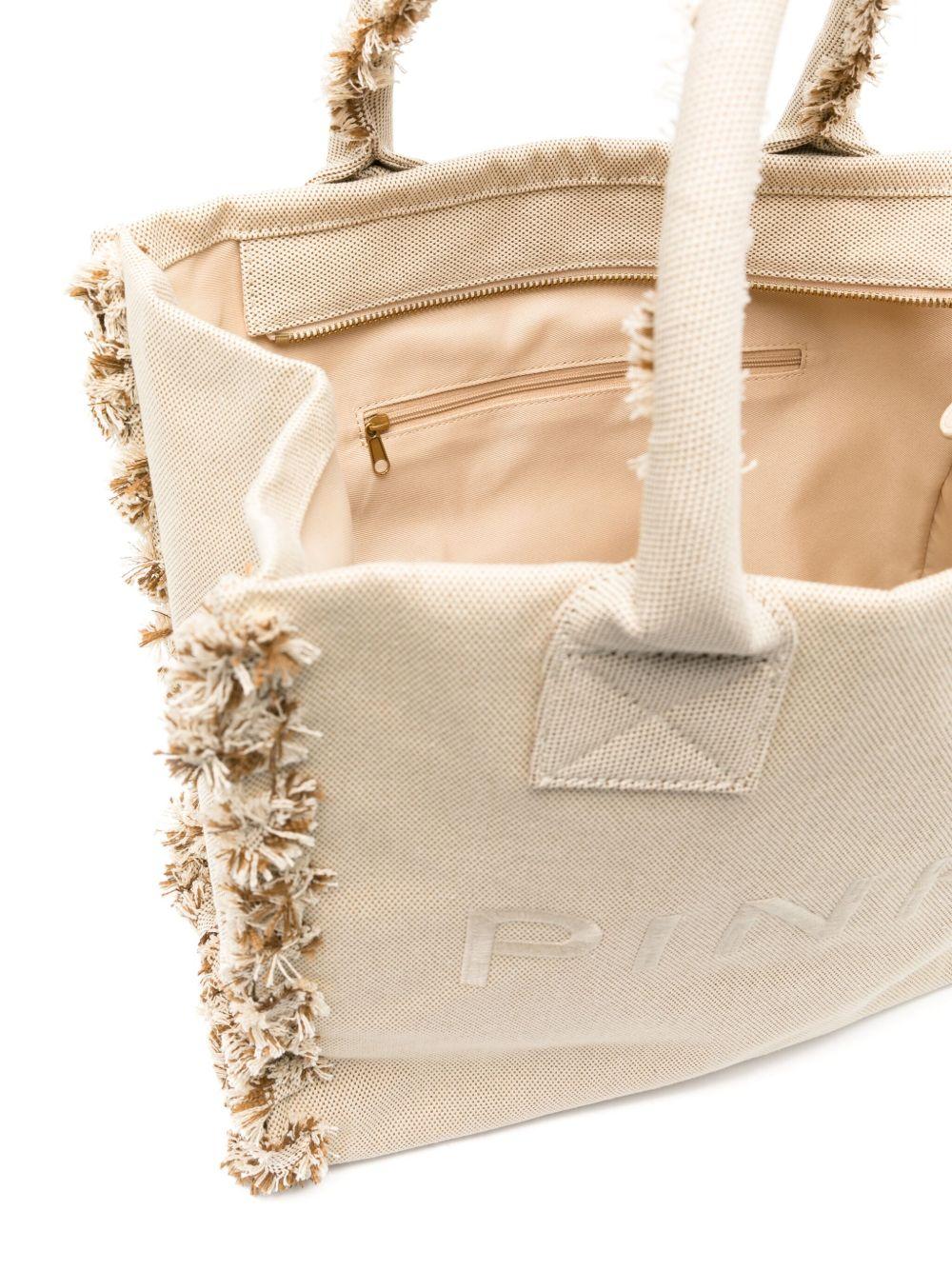 logo-embroidered beach bag Product Image