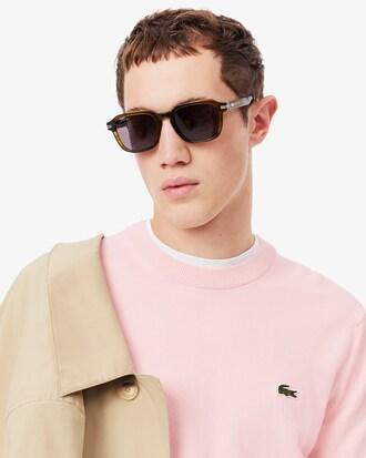 Monochrome Crew Neck Cotton Sweater Product Image