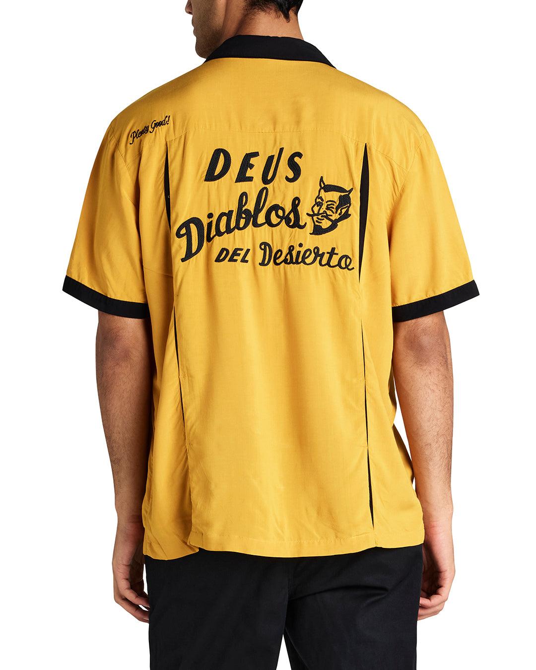 Diablo Bowling Shirt - Golden Yellow Product Image