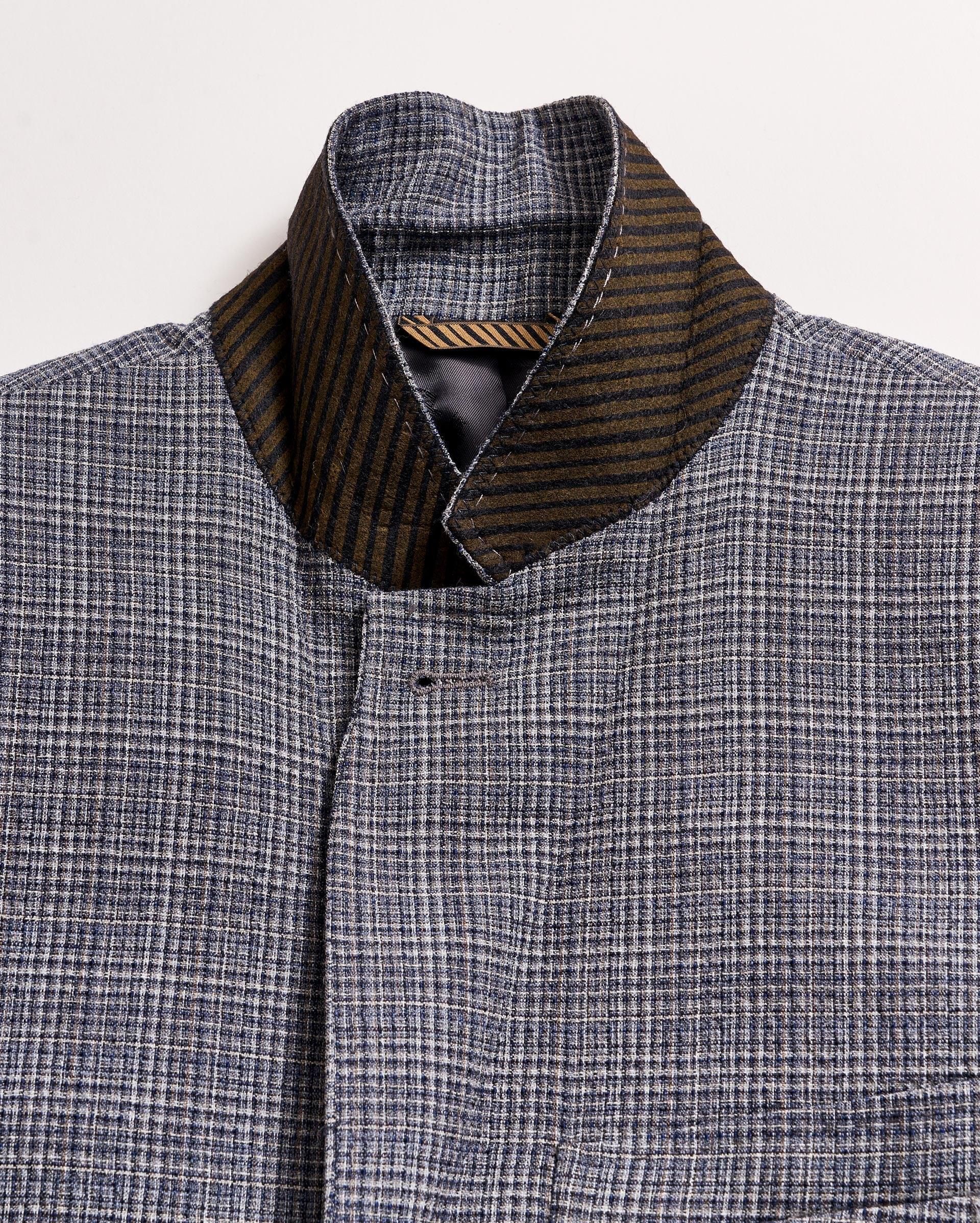 Micro-Plaid Walton Jacket -  Product Image