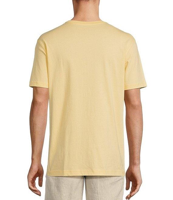 Caribbean Mai Tai Embroidery Short Sleeve T-Shirt Product Image