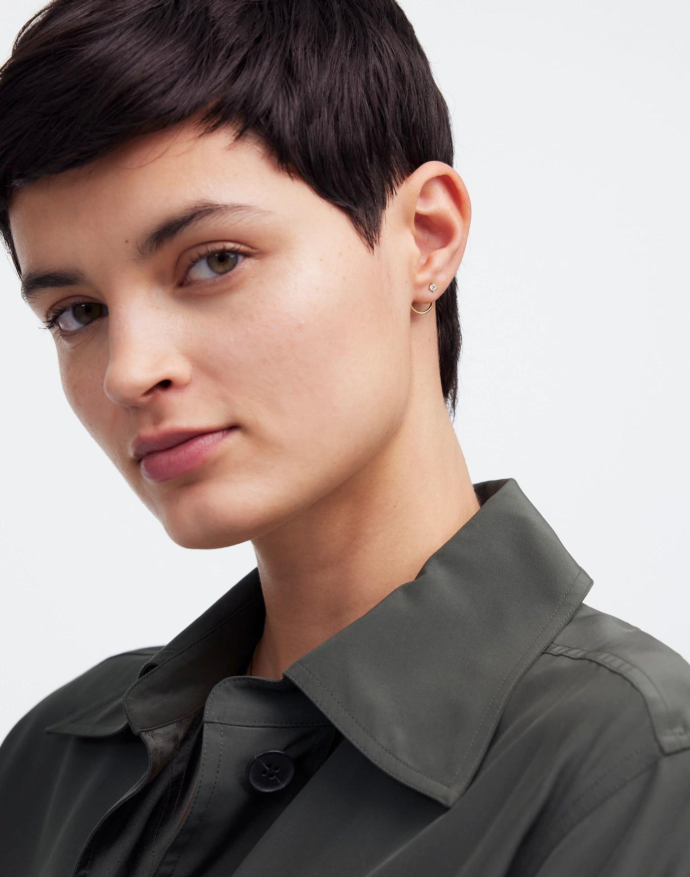 Crystal Ilusion Stud Earrings Product Image