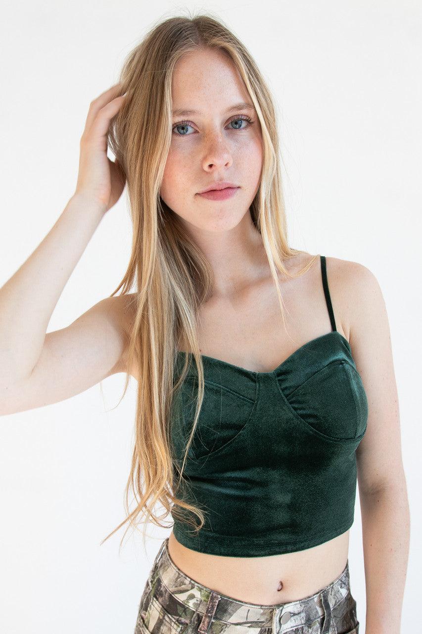 Velvet Bustier Cami Product Image