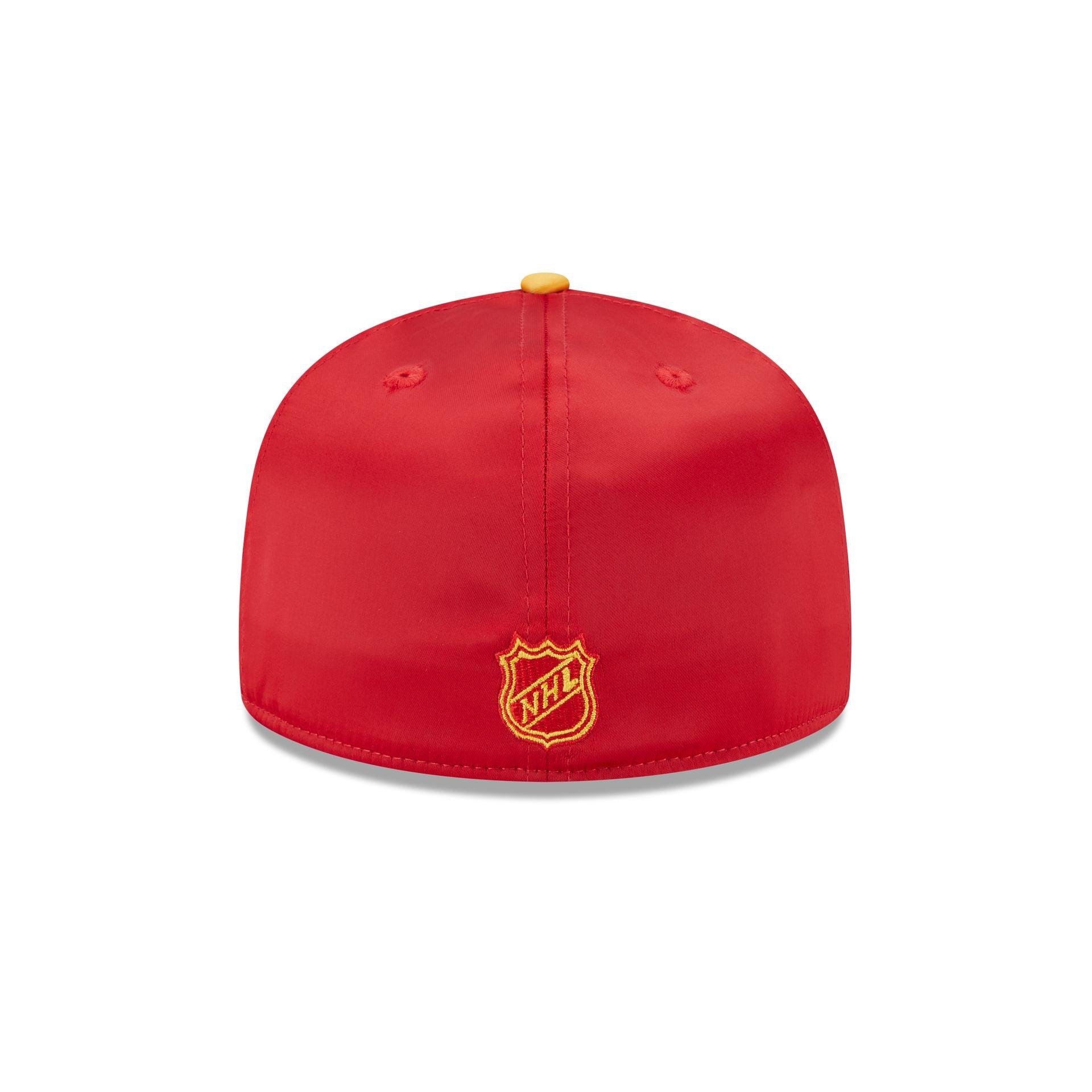 Calgary Flames Spring Satin 59FIFTY Fitted Hat Male Product Image