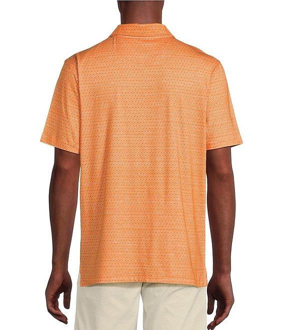 Cremieux Blue Label Slim Fit Stretch Geometric Print Short Sleeve Polo Shirt Product Image