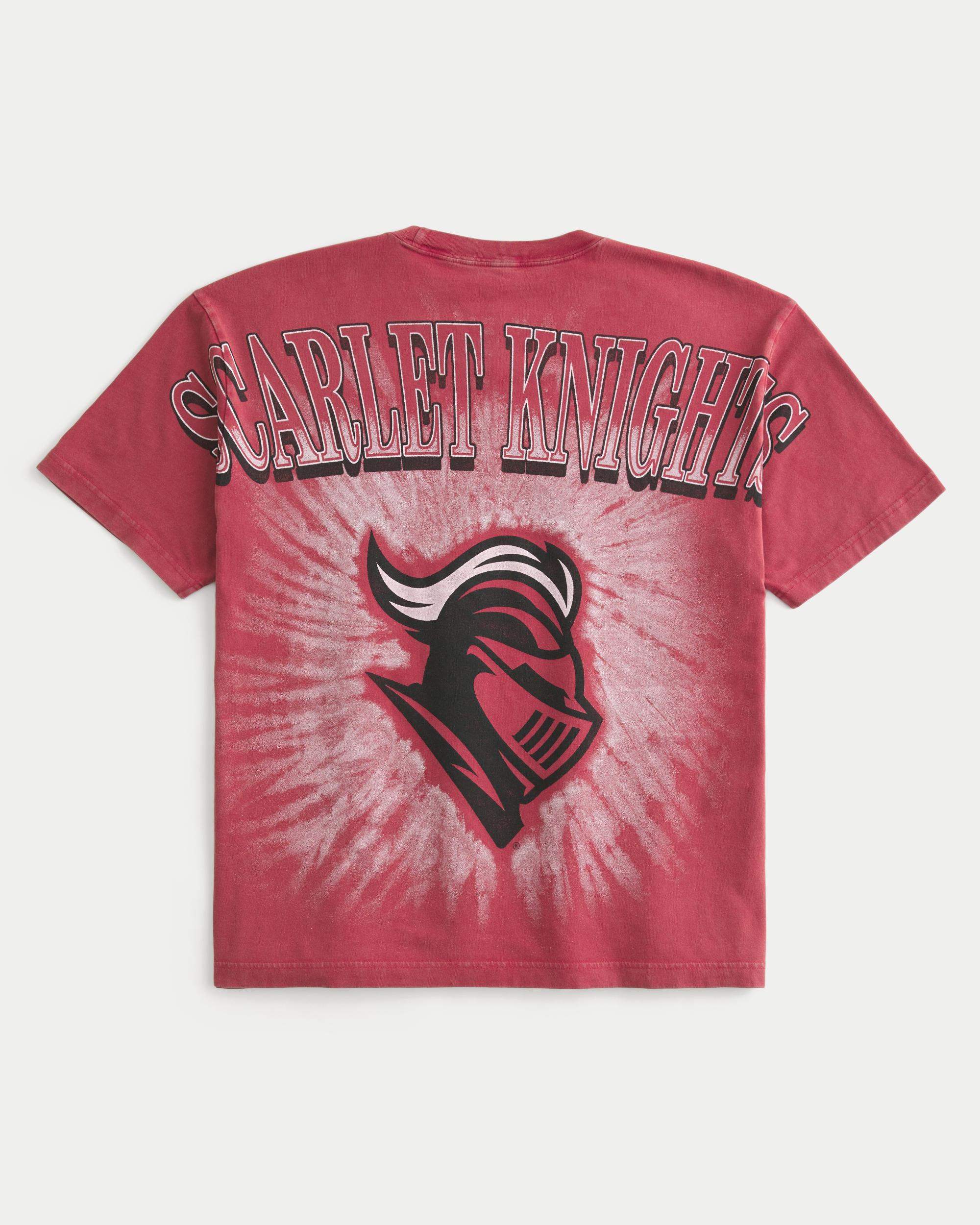 Boxy Rutgers Scarlet Knights Graphic Tee Product Image