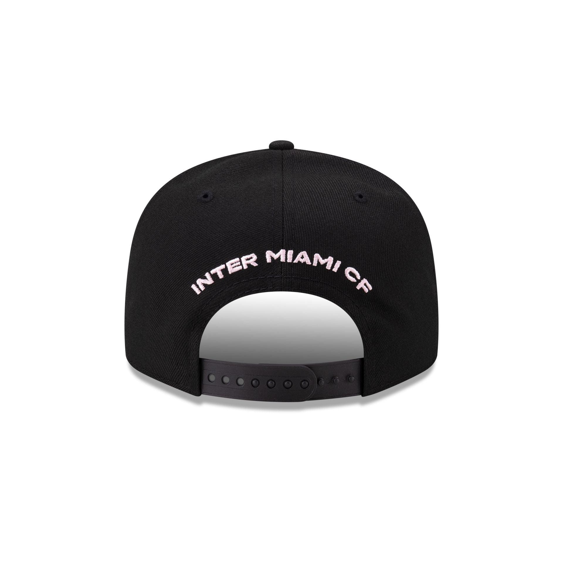 Inter Miami Basic Black 9FIFTY Snapback Hat Male Product Image