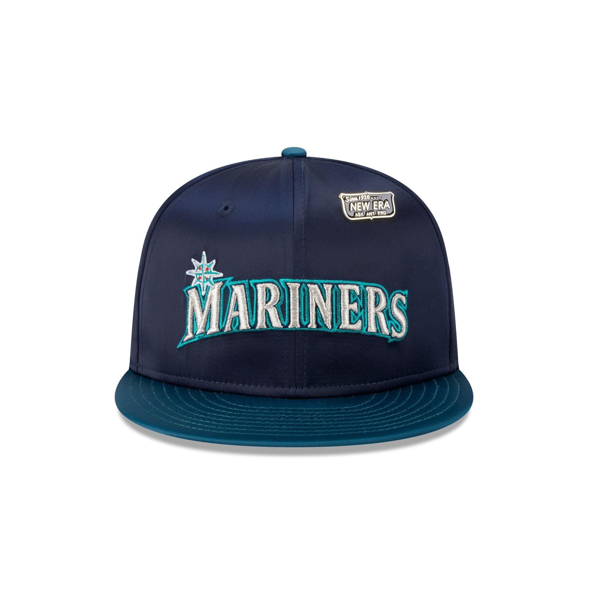 Seattle Mariners Satin Pin 9FIFTY Snapback Hat Male Product Image