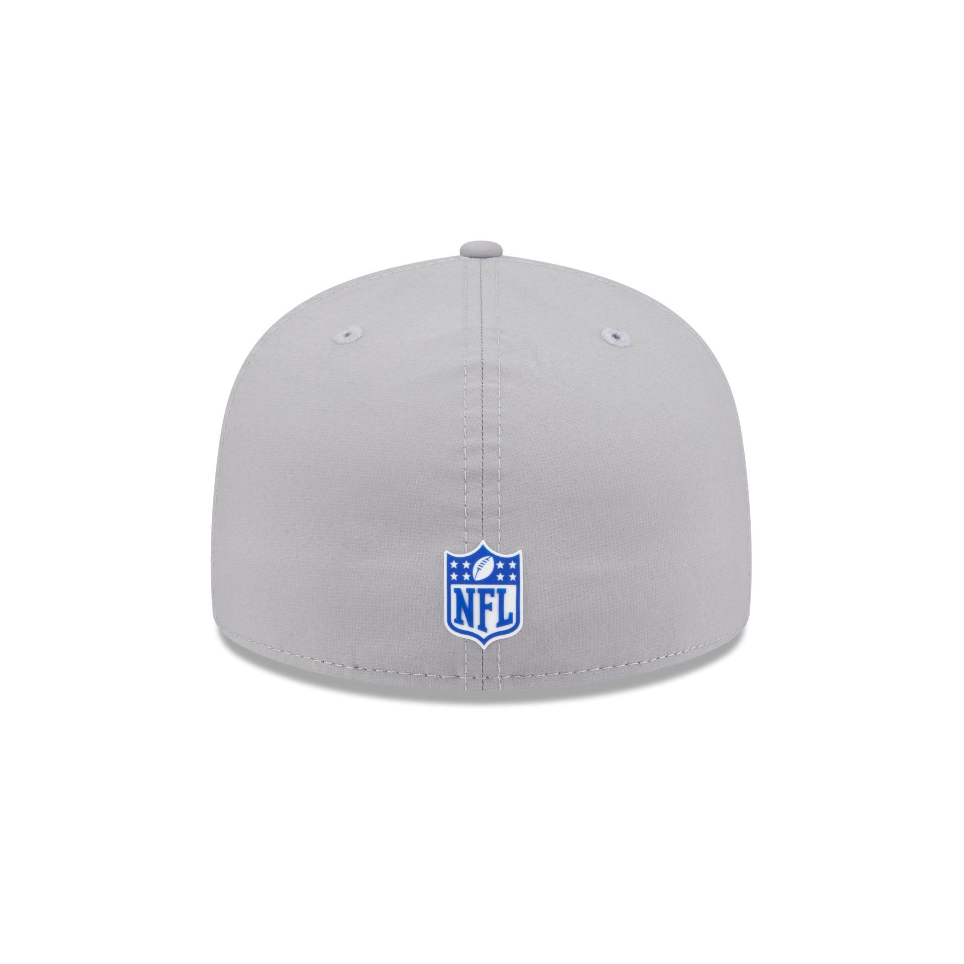New York Giants 2025 Sideline Hot Weather Gray 59FIFTY Fitted Hat Male Product Image