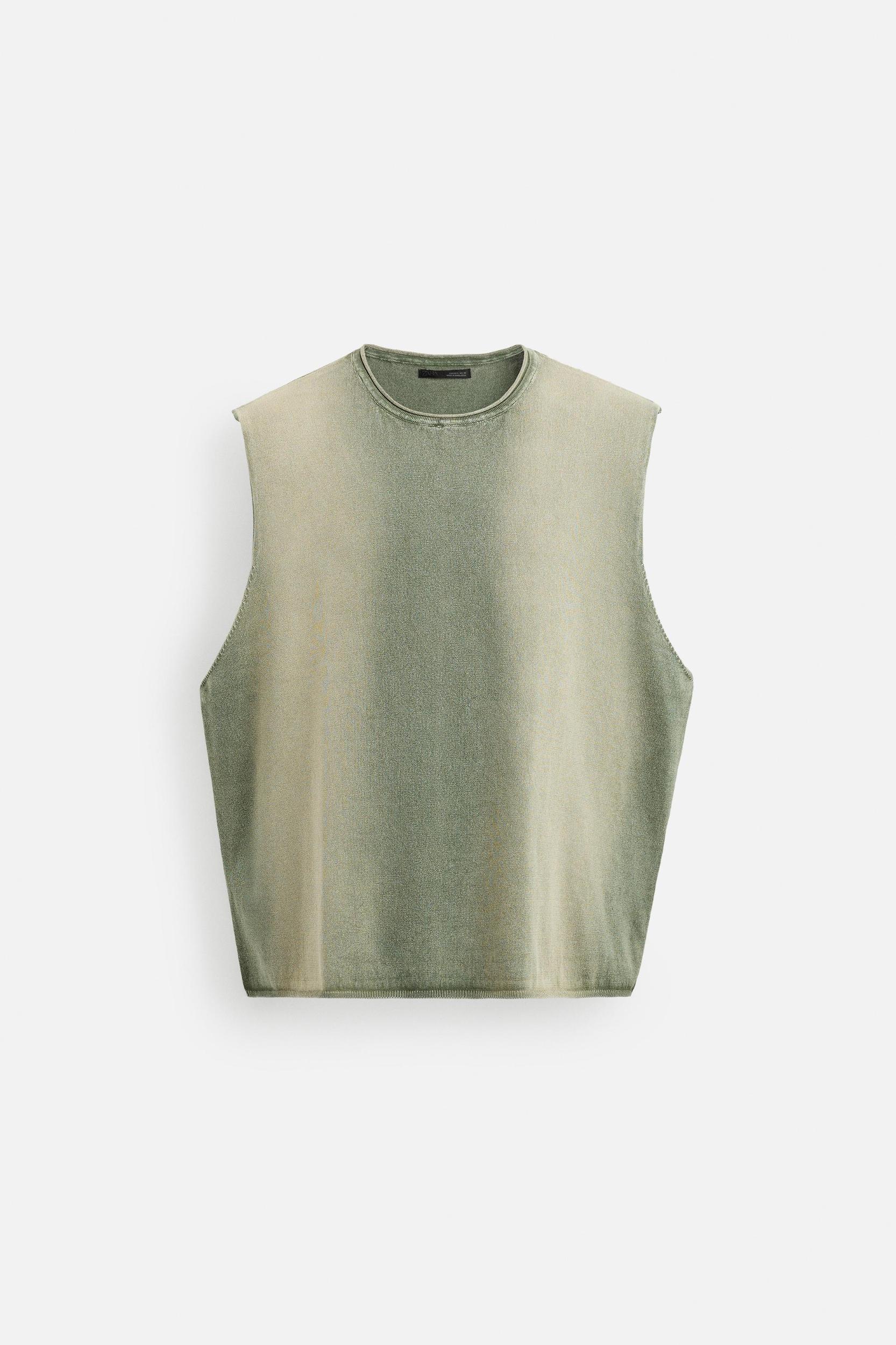 WASHED KNIT TANK TOP Product Image