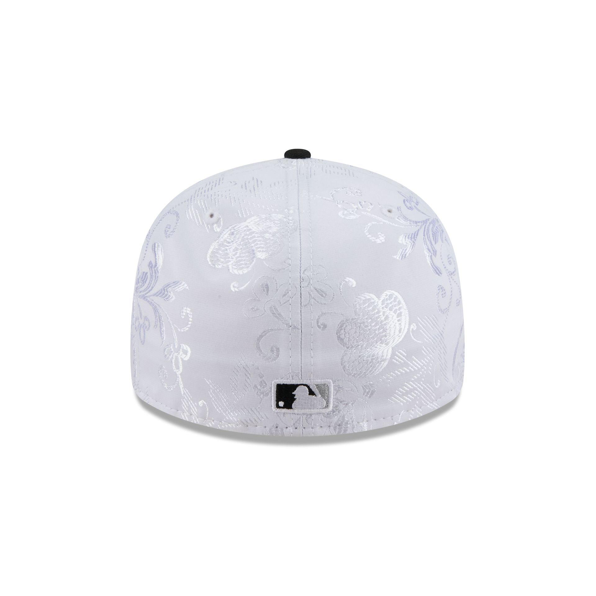 Chicago White Sox Floral Shine Low Profile 59FIFTY Fitted Hat Male Product Image