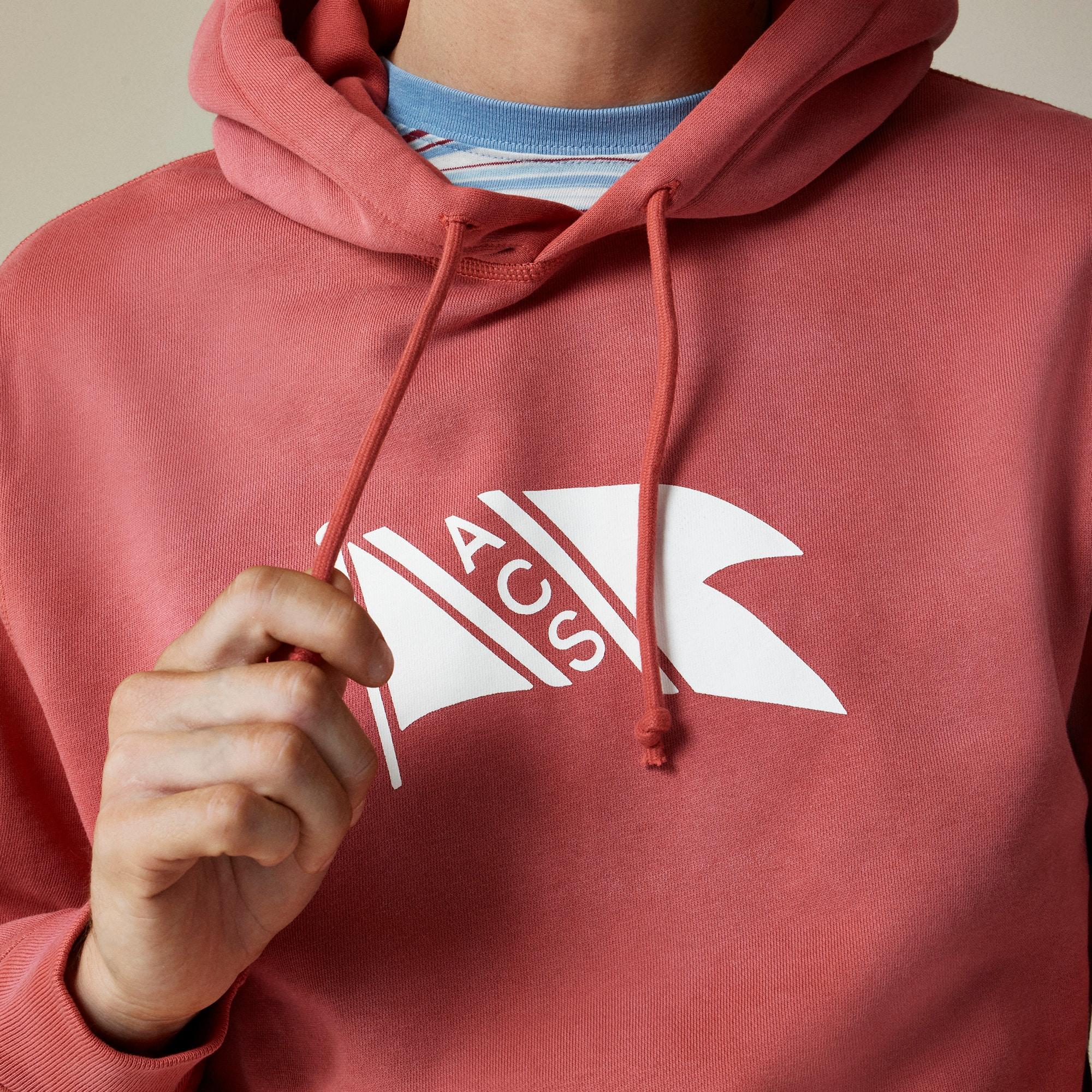 Atlantic Coastal Supplies X J.Crew graphic fleece hoodie Product Image