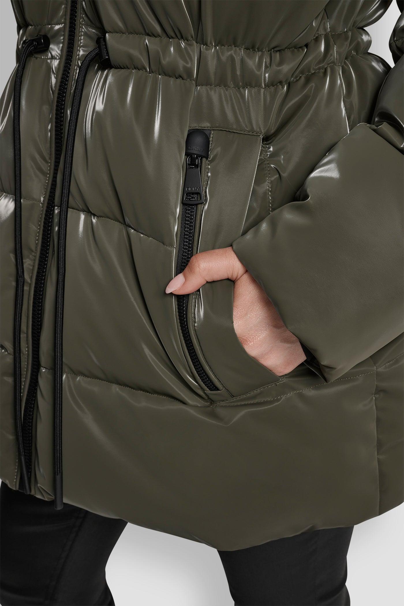 MID LENGTH LUSH PUFFER JACKET Product Image