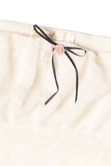 Milkmaid Rosette Bow Long Sleeve Top Product Image