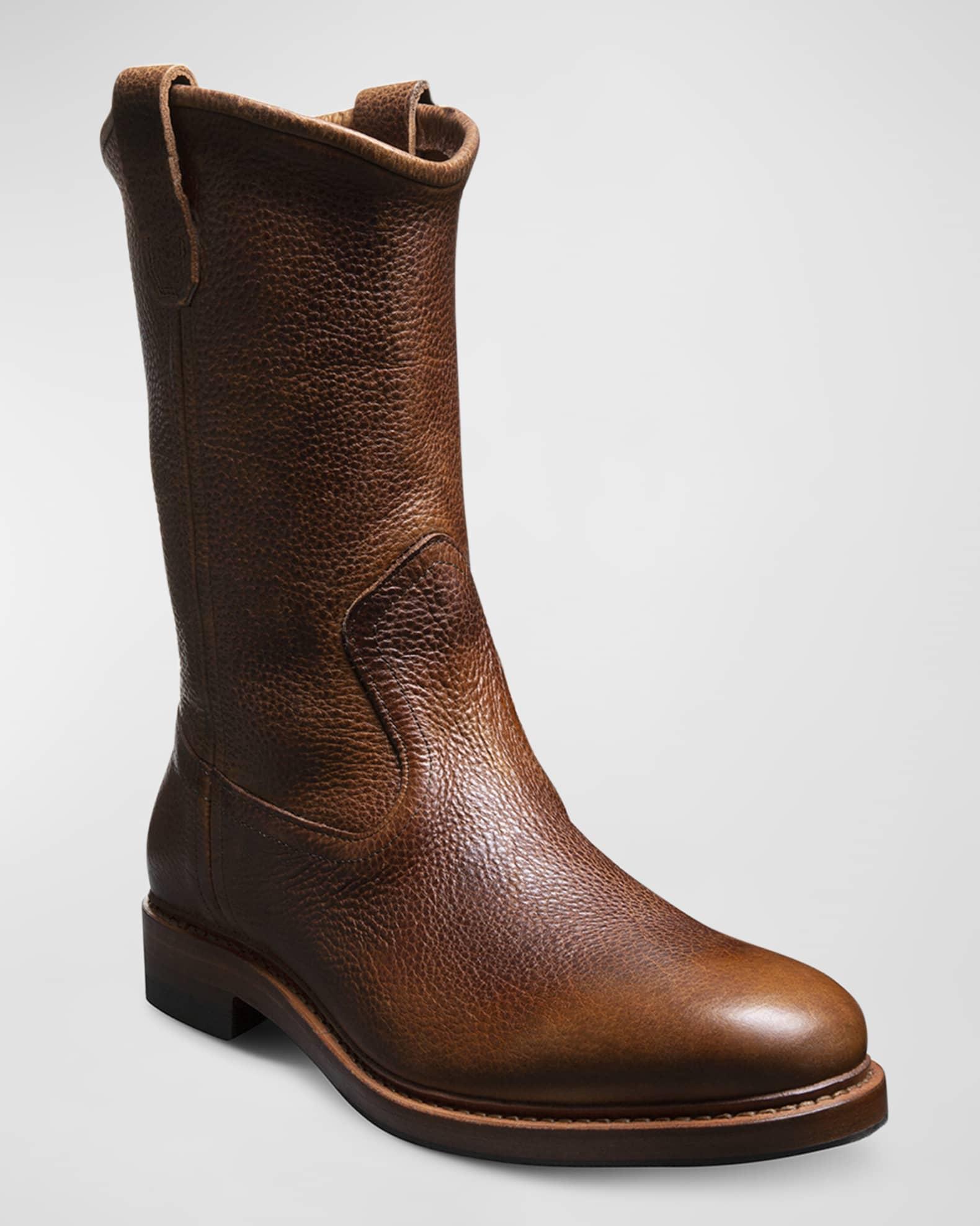 Men's Dallas Leather Western Roper Boots Product Image