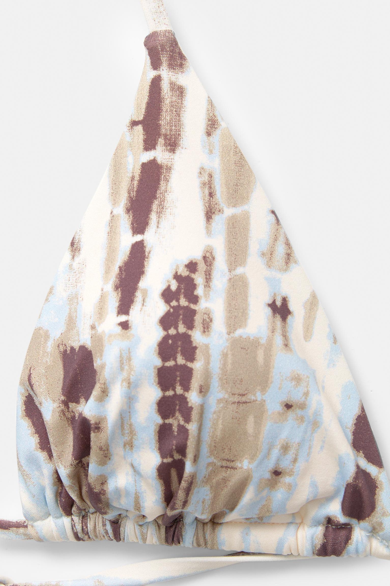 Tie-dye bikini top Product Image