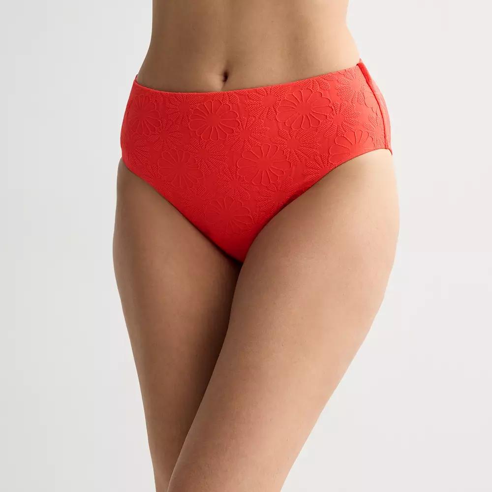 Women's Freshwater Compression Swim Bottoms, Size: Large, Santorini Red Product Image