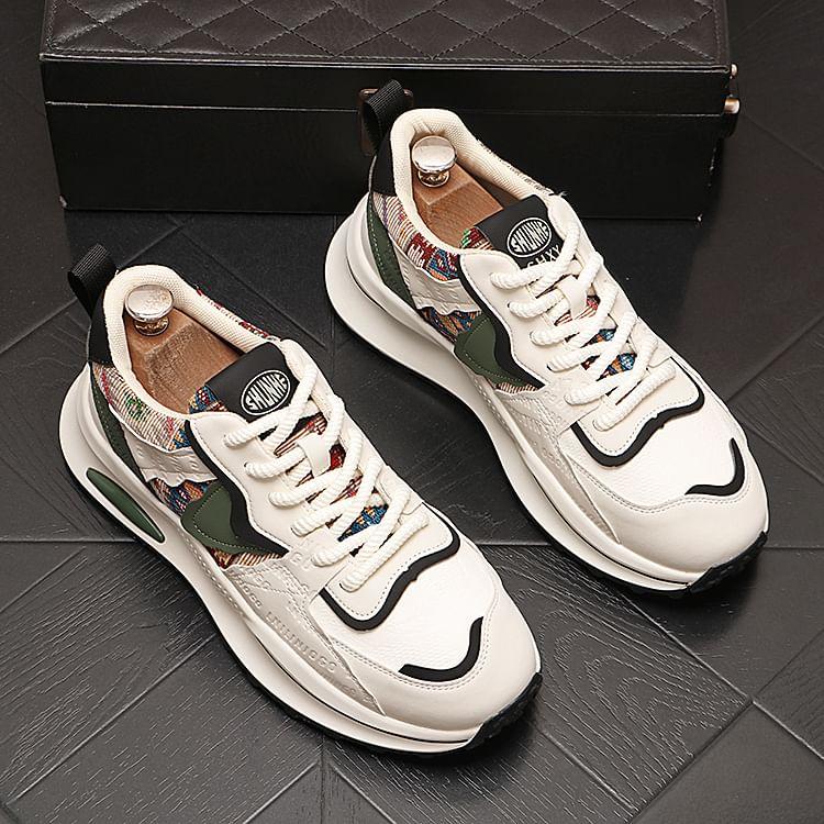 Platform Panel Sneakers Product Image