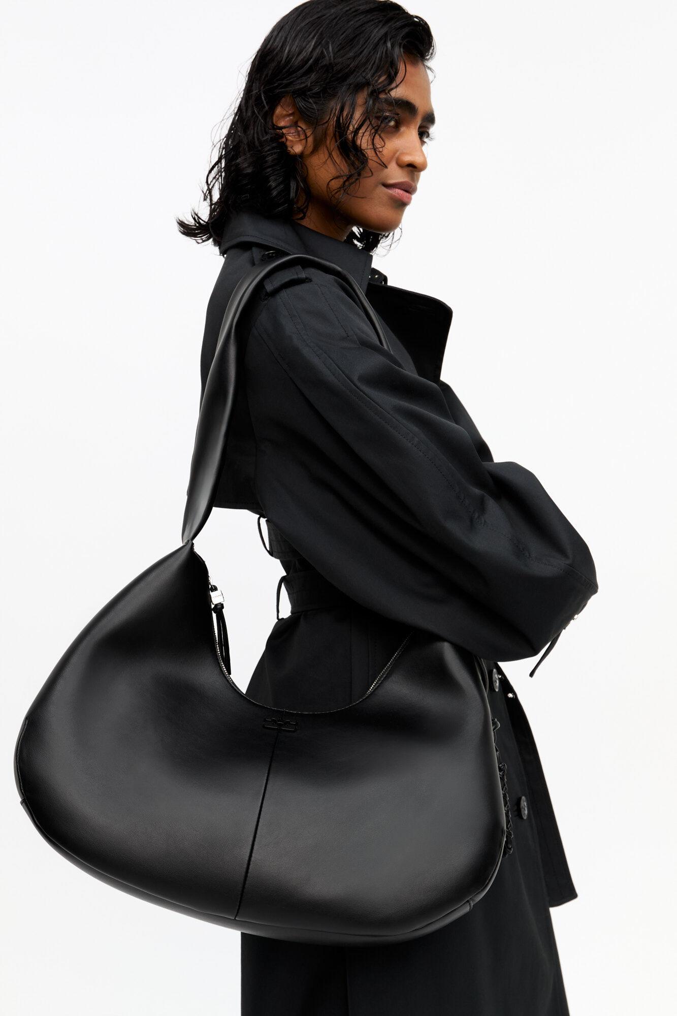 Black Medium Hobo Bag Product Image