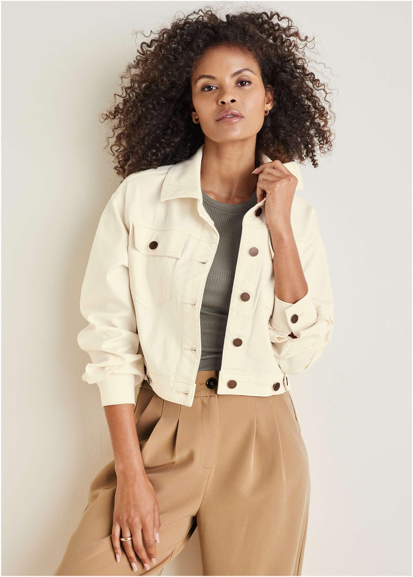 Twill Jacket - Off White Product Image