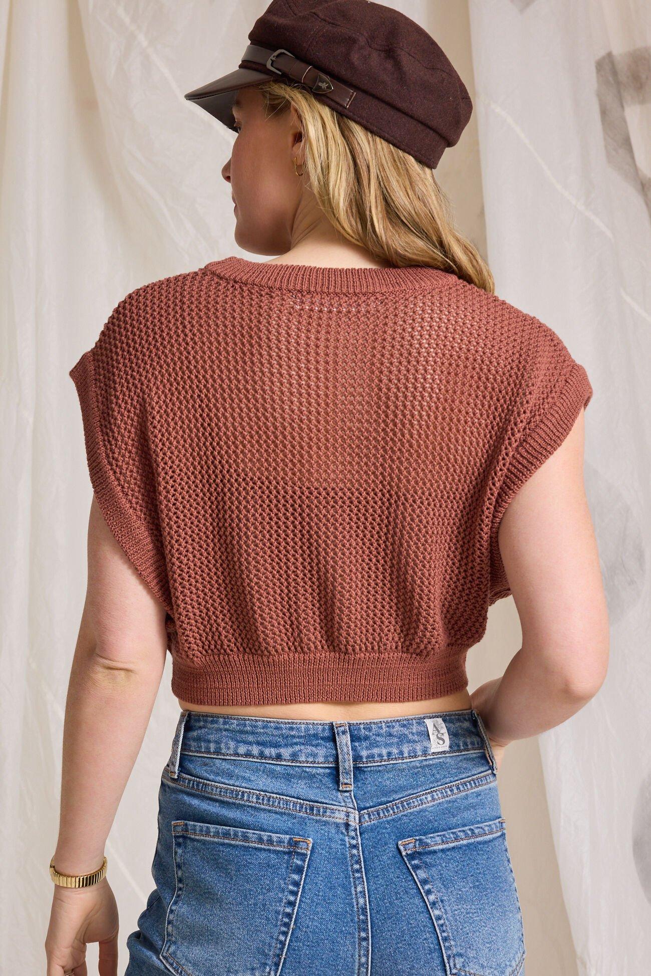 Juliette Open Weave Vest Product Image