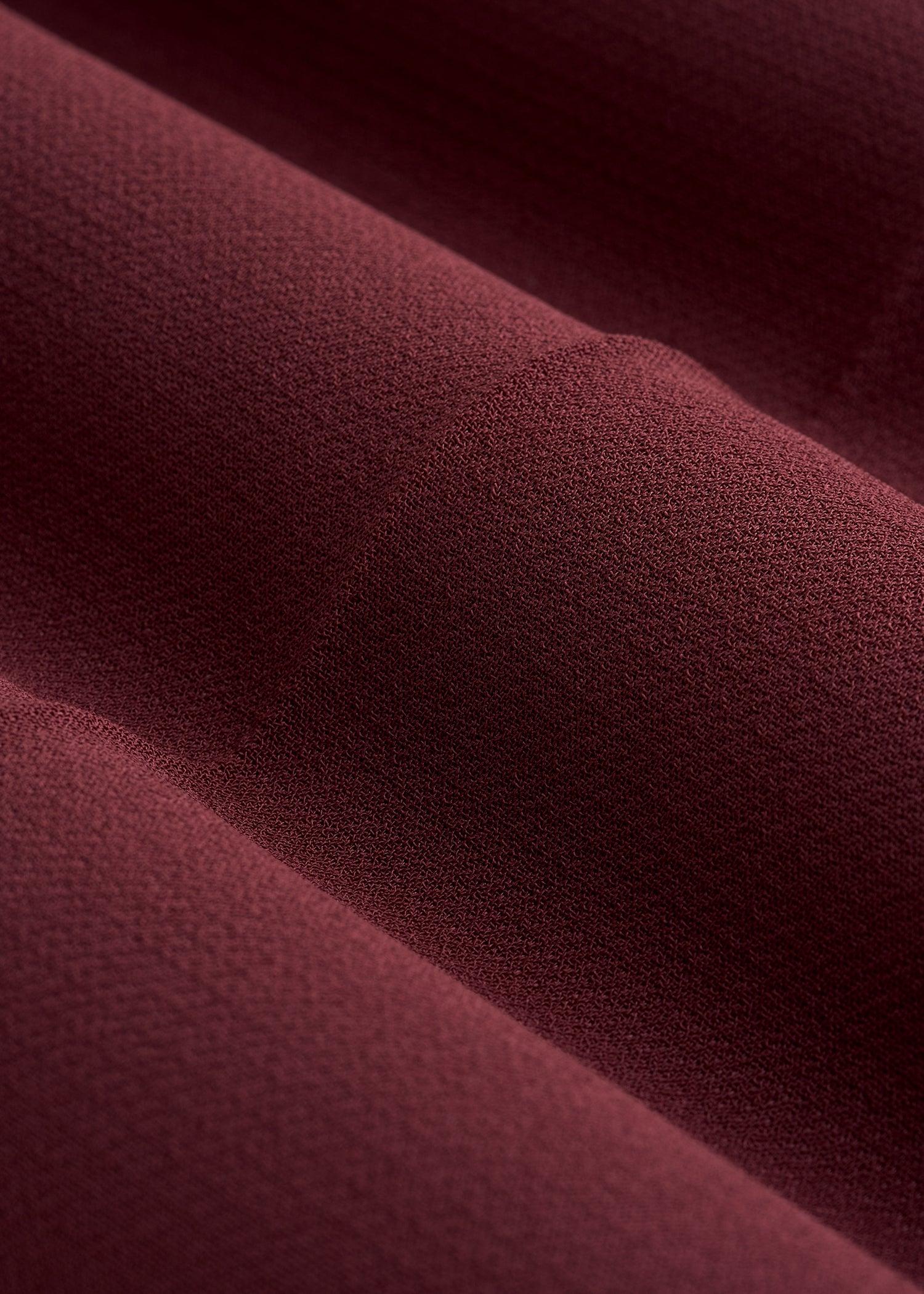 Wide Leg Pleated Dress Pants 2.0 for Tall Women in Tawny Port Female Product Image