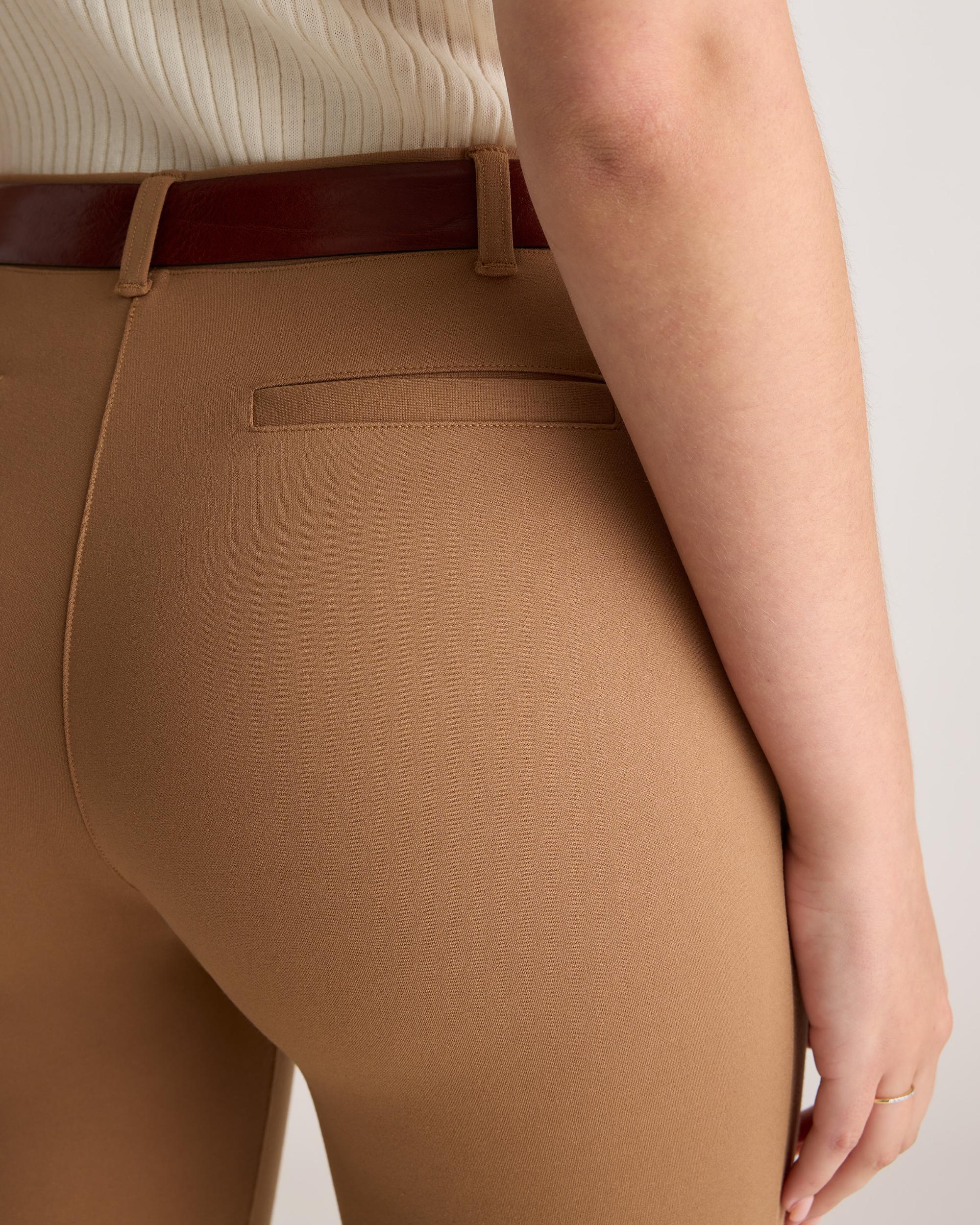 Quince | Women's Ultra-Stretch Ponte Straight Leg Pants Rayon Product Image