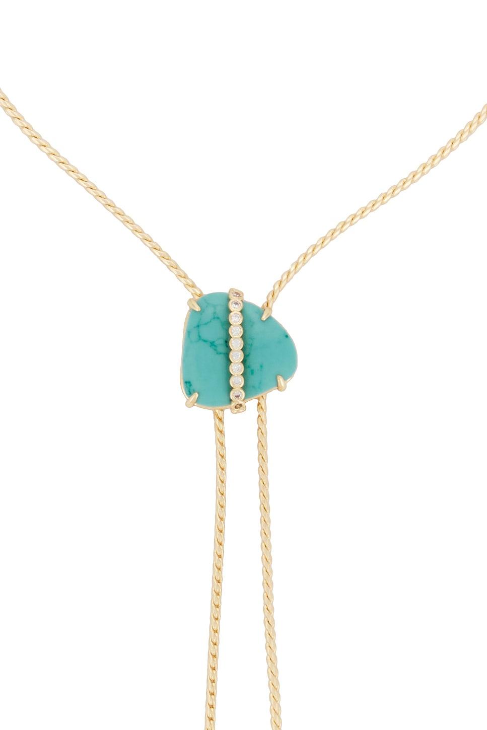 Turquoise Bolo Lariat Necklace Product Image