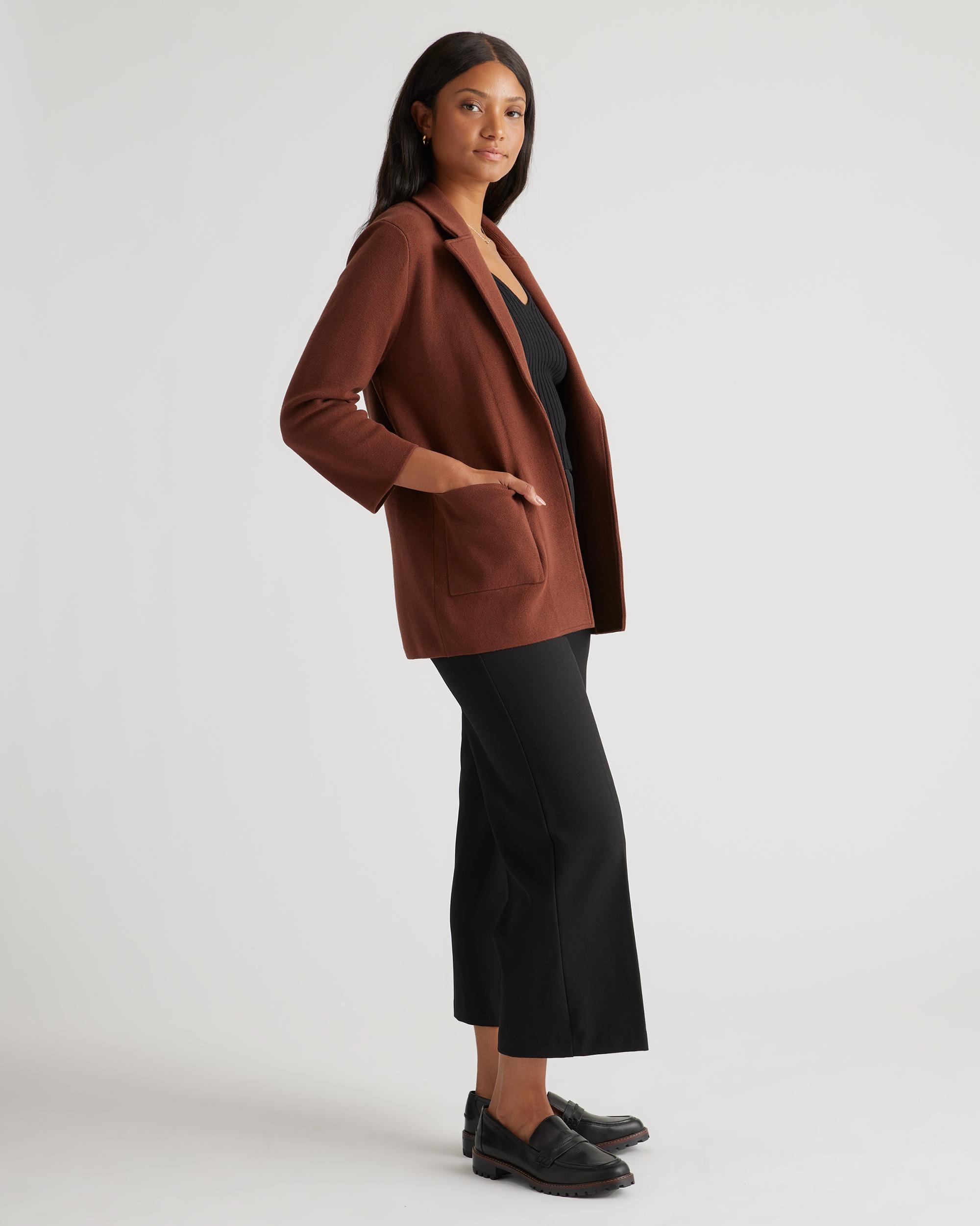 Quince | Women's Knit Blazer Organic Cotton Product Image