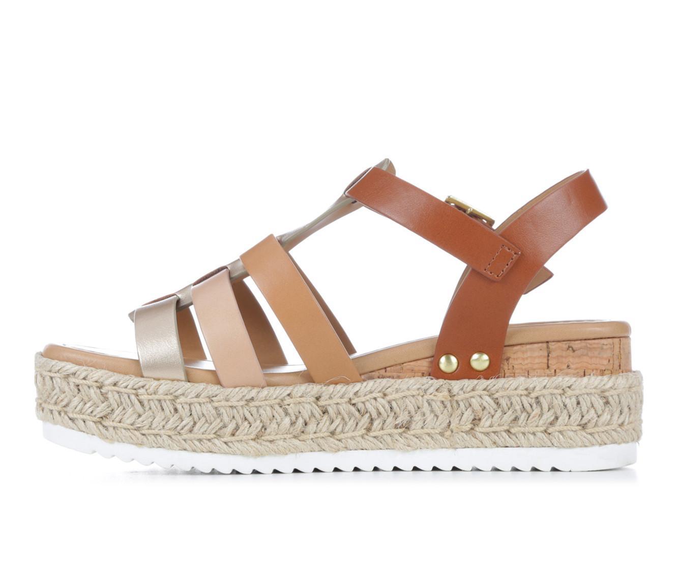 Women's Soda Trader Espadrille Wedge Sandals Product Image