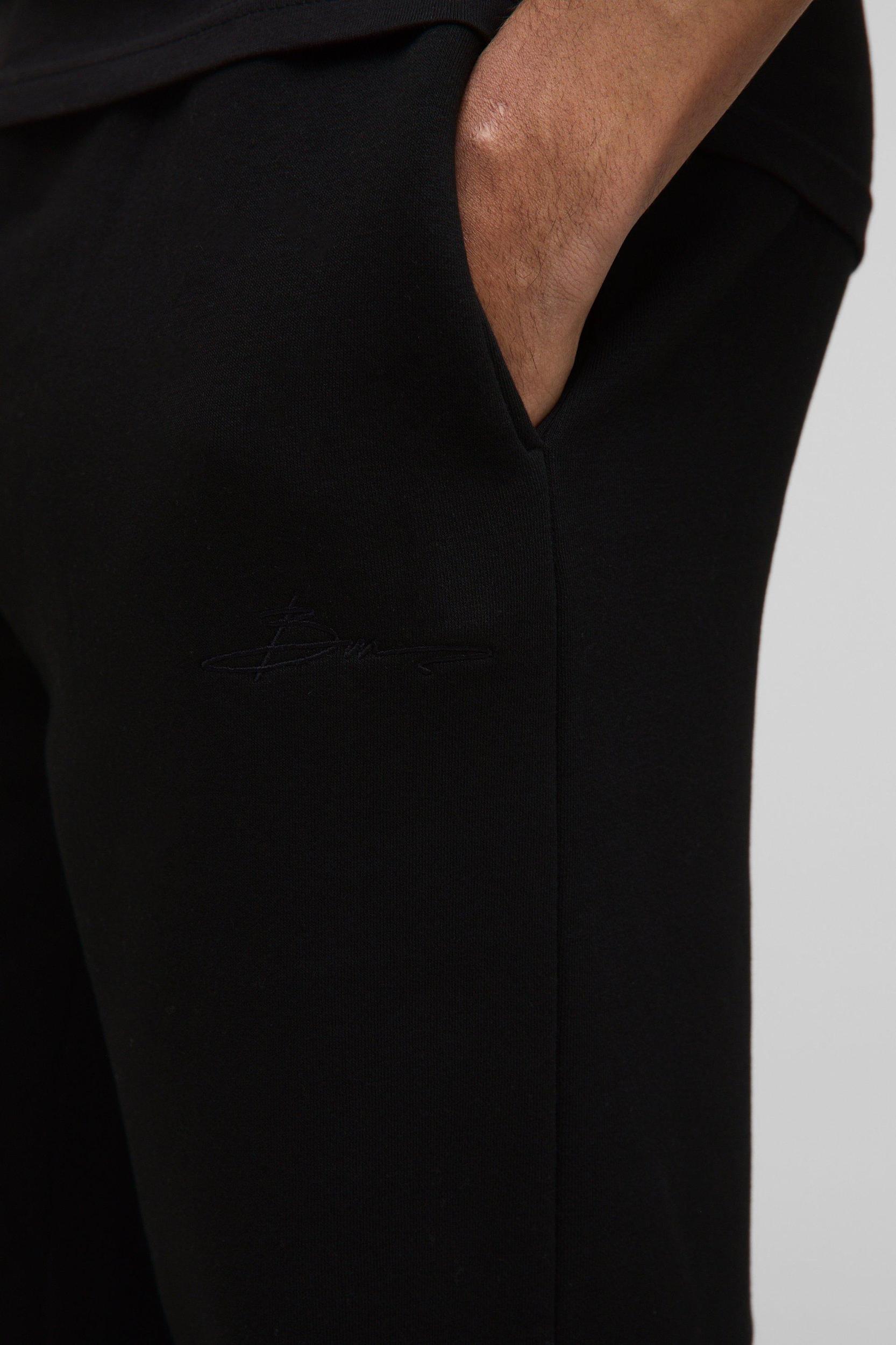 330GSM Relaxed Fit BM Signature Jogger | boohooMAN USA Product Image