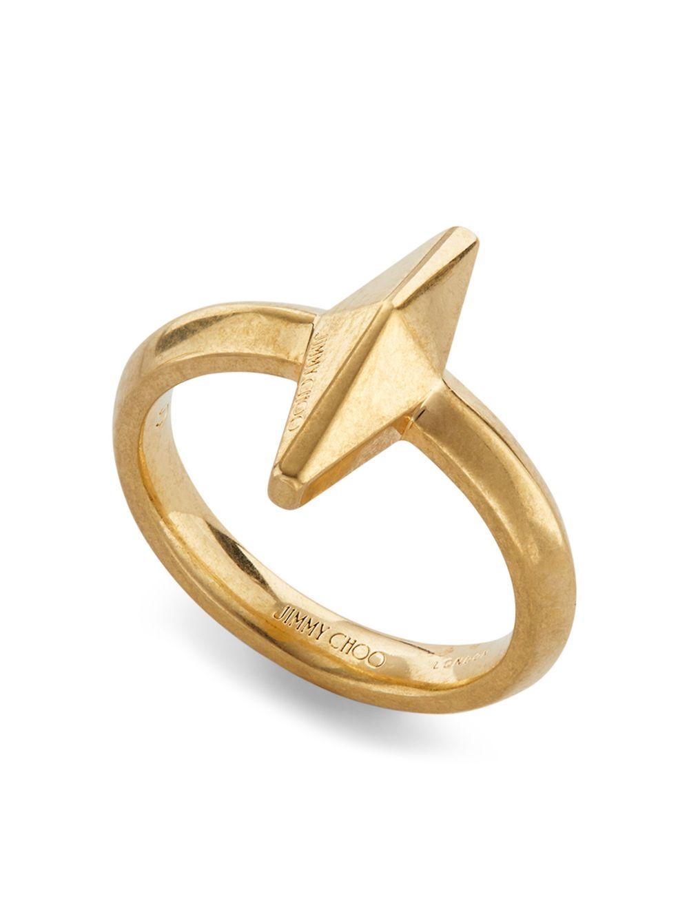 logo-engraved matte-finish ring Product Image