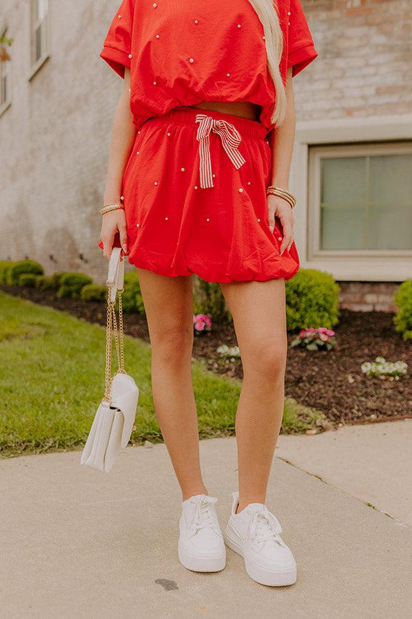 Belle of the Parade High Waist Embellished Mini Skirt Product Image