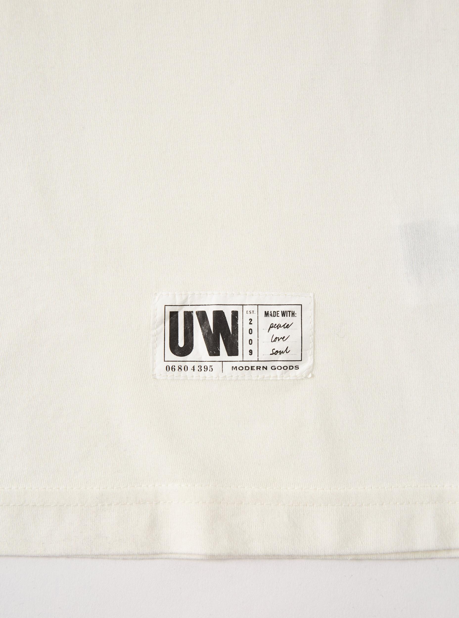 Ecru Single Jersey Loose Tee Product Image