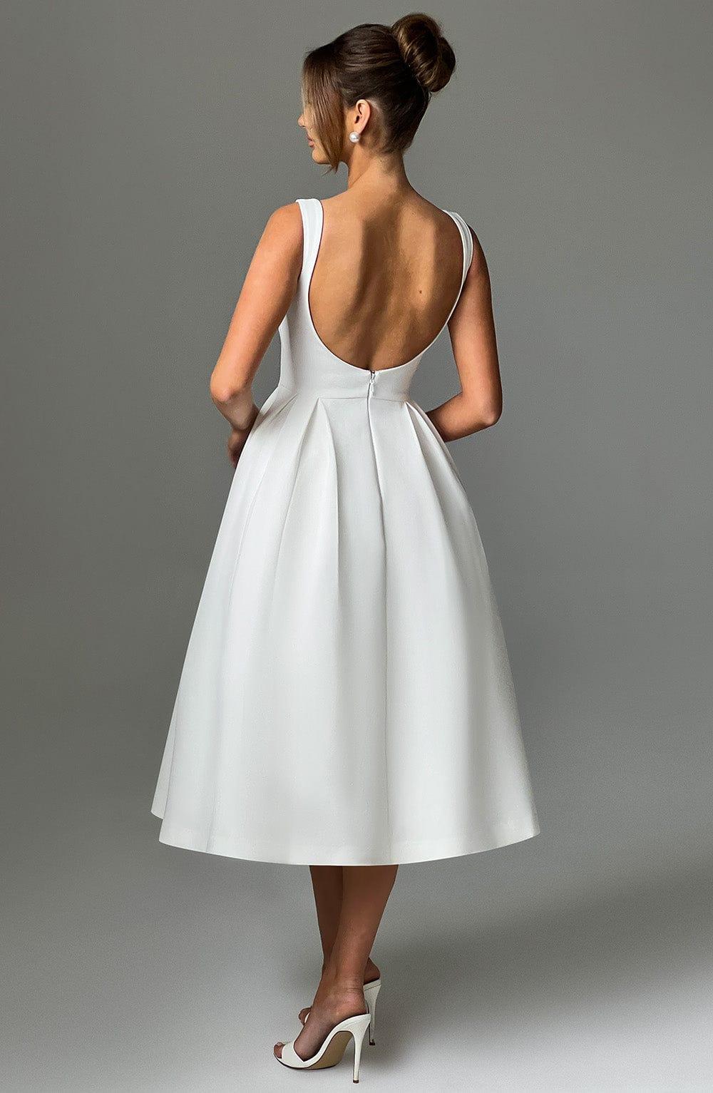 Clarabella Midi Dress - Ivory Product Image