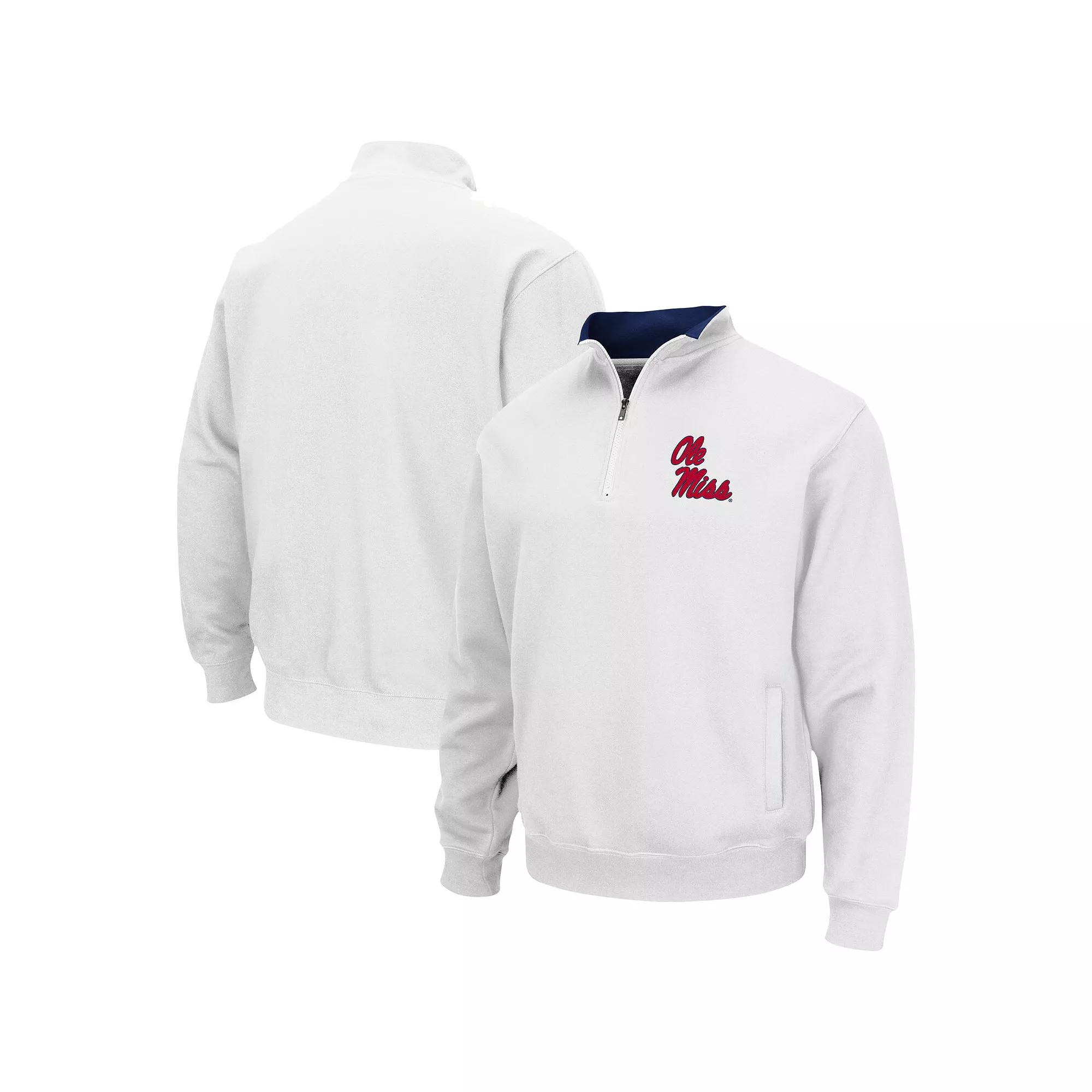 Men's Colosseum White Virginia Cavaliers Tortugas Team Logo Quarter-Zip Jacket,  Product Image