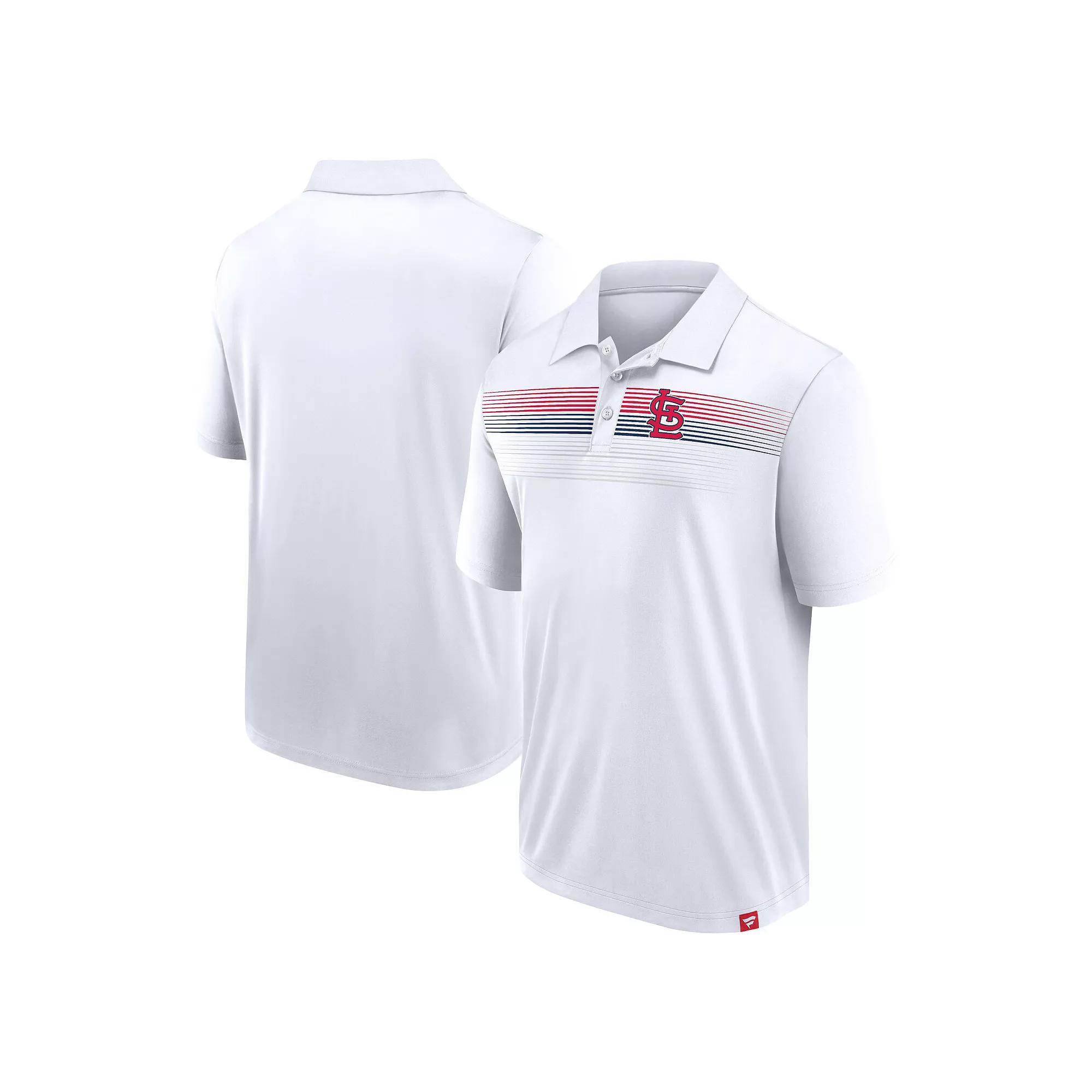 Men's Fanatics Branded White St. Louis Cardinals Big & Tall Victory For Us Interlock Polo,  Product Image