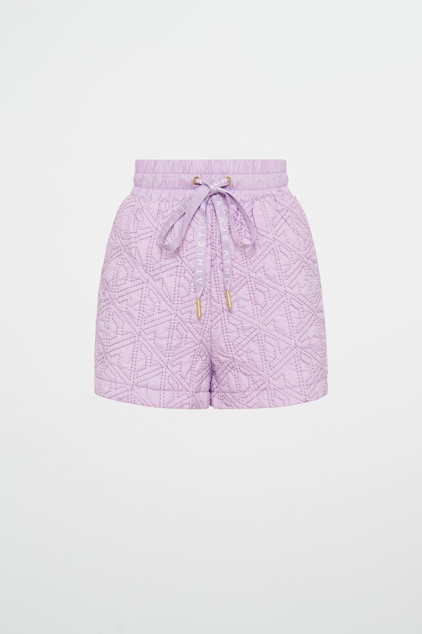 Quilted Logo Spray Shorts 623 Product Image