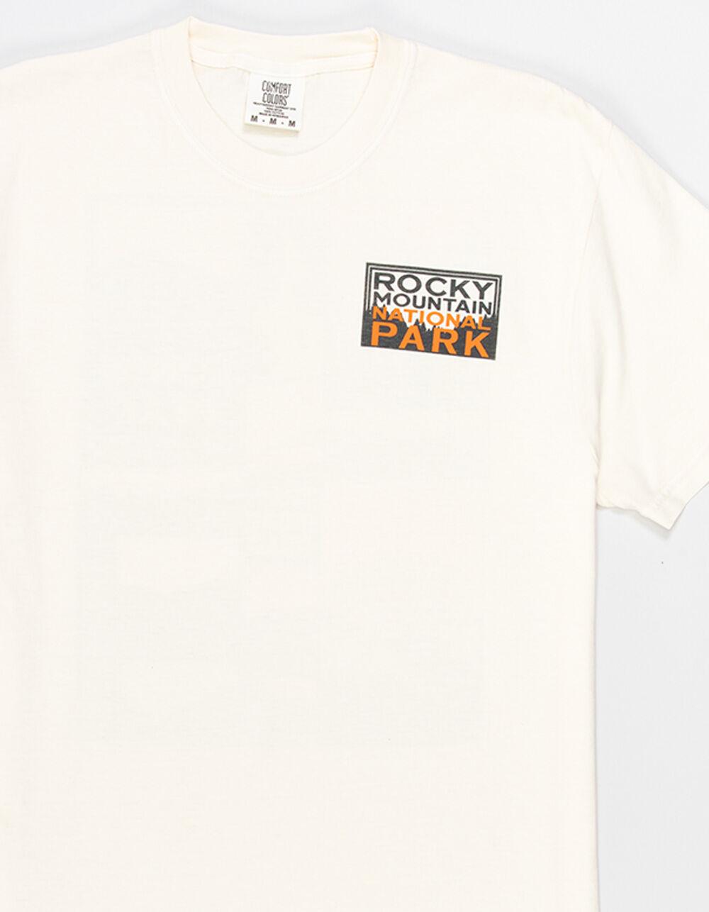 ROCKY MOUNTAIN National Park Mens Tee - CREAM Product Image