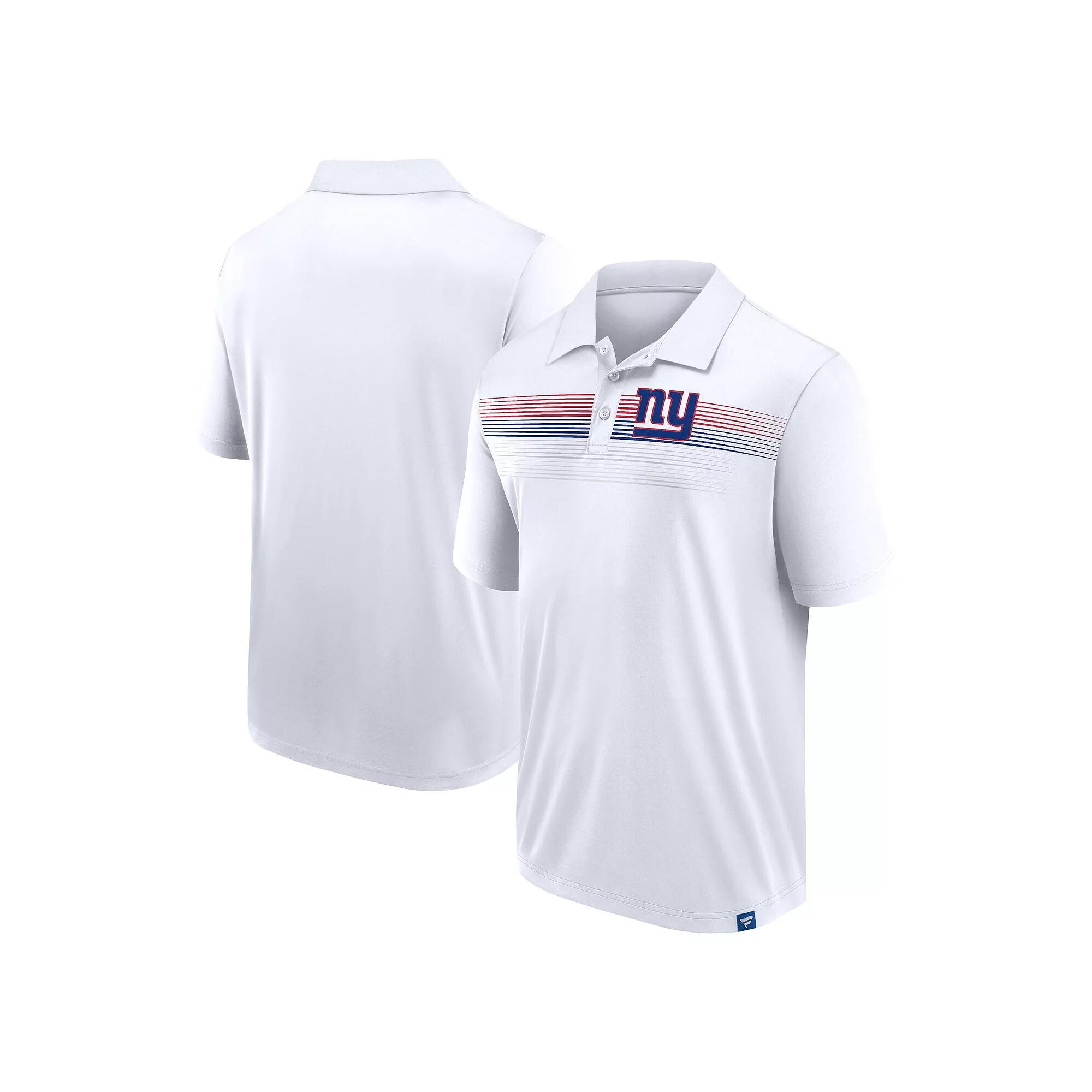 Men's Fanatics White New York Giants Victory For Us Interlock Polo,  Product Image